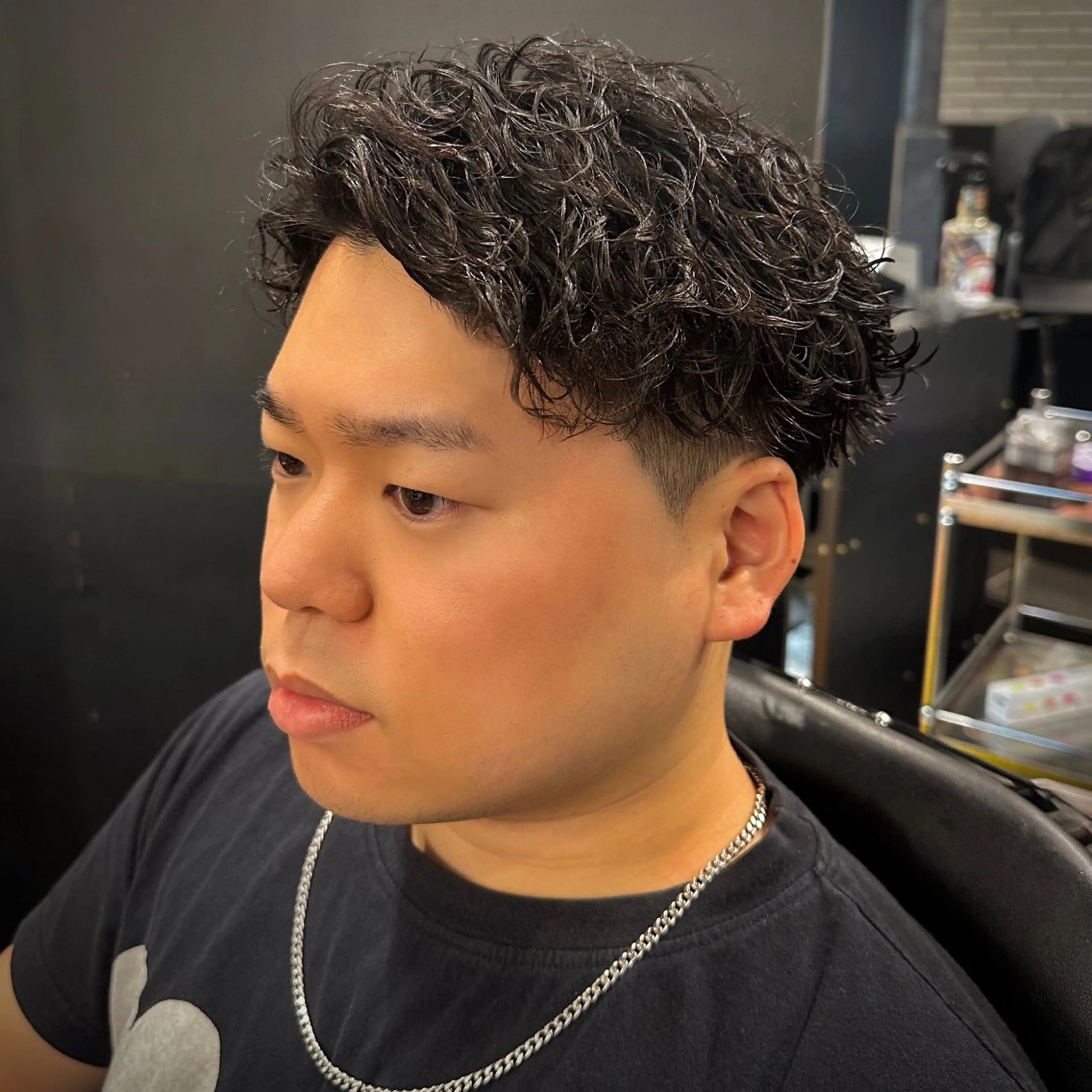 ショート パーマ メンズ カット パーマ トリートメント ツイスパ/メンズ パーマ/歩夢のヘアスタイル