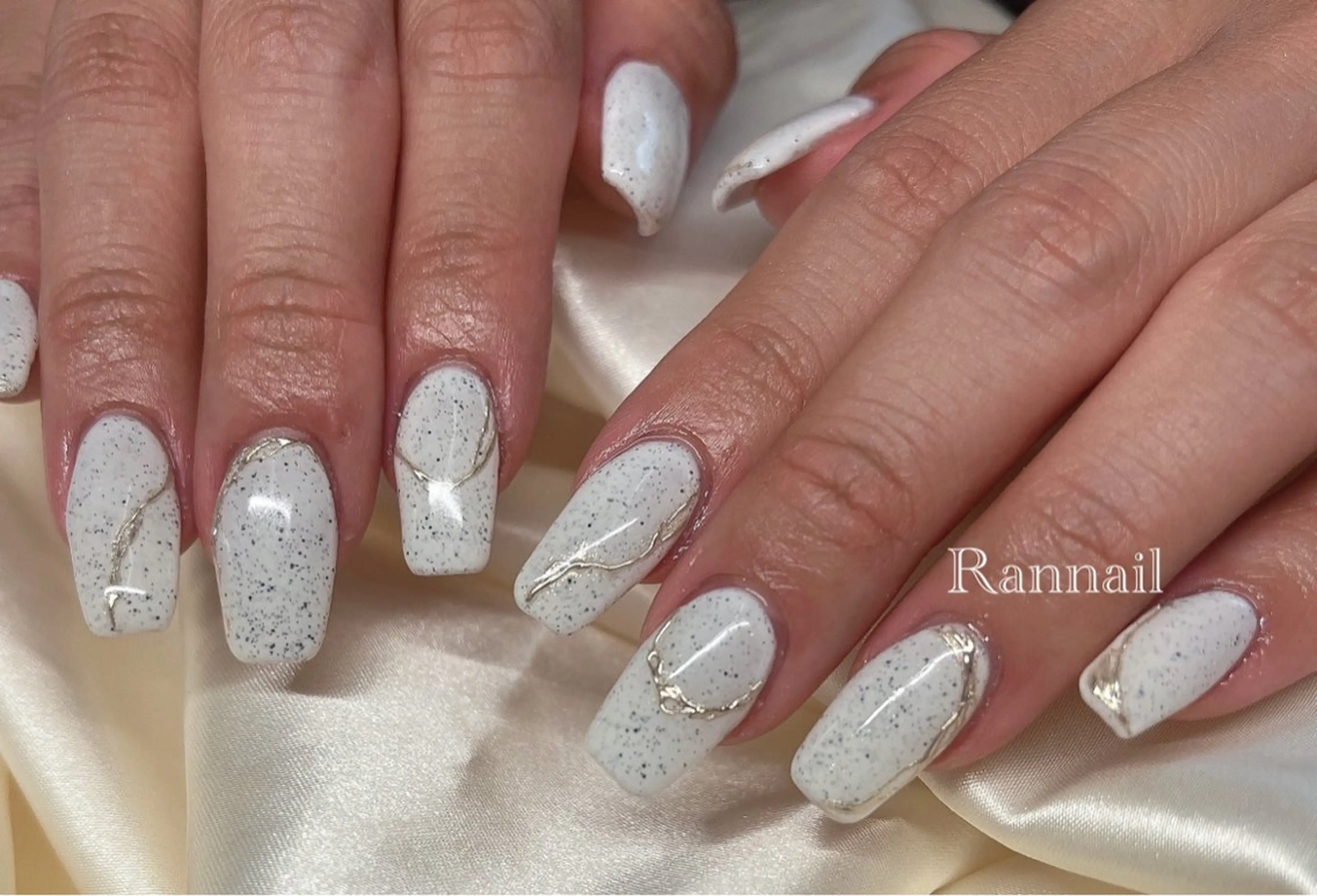 ネイル 夏ネイル ハンドネイル Ran  nail所属・Ran Nailのネイルデザイン