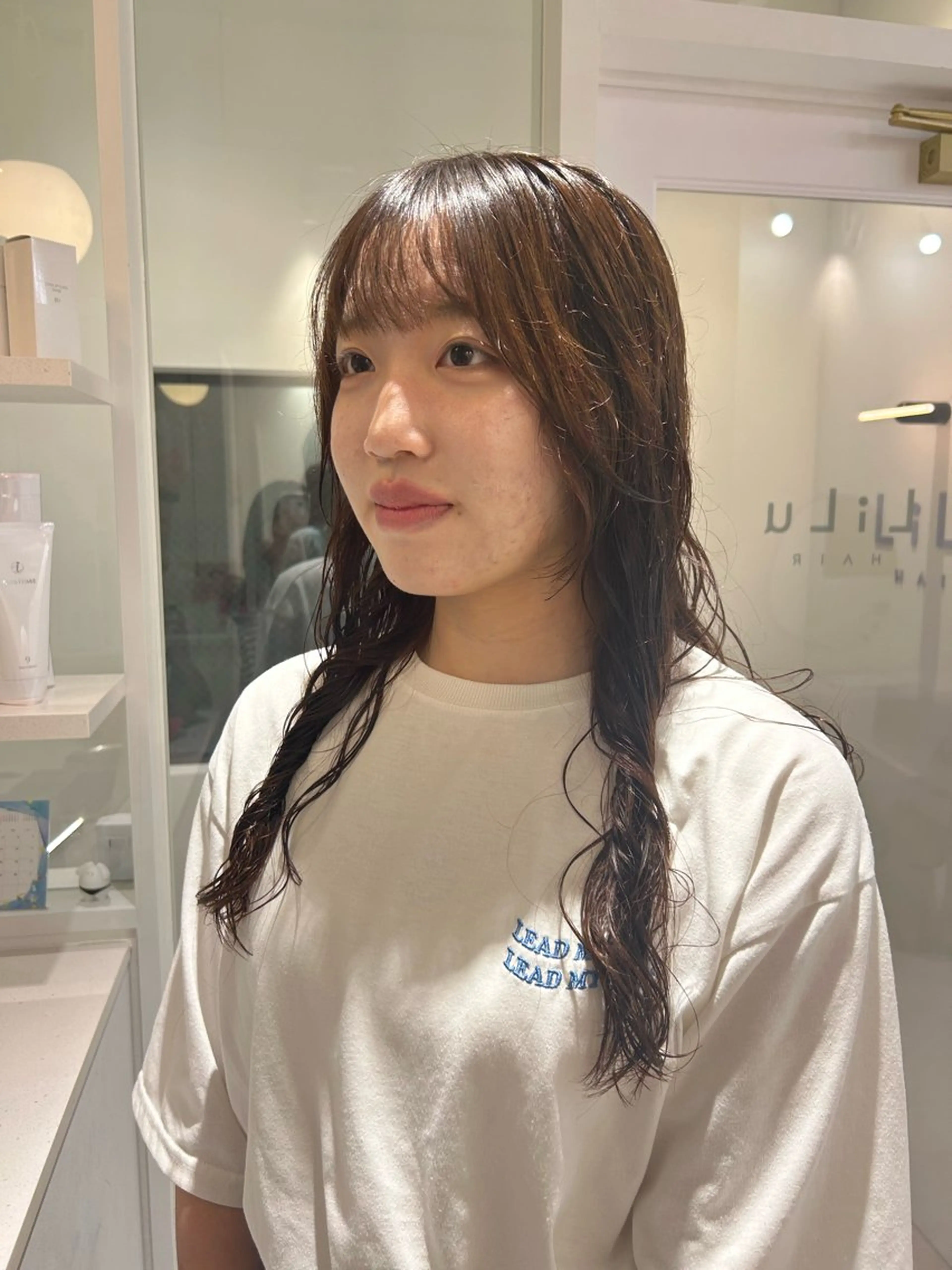 ロング パーマ チアキ ジュリのヘアスタイル