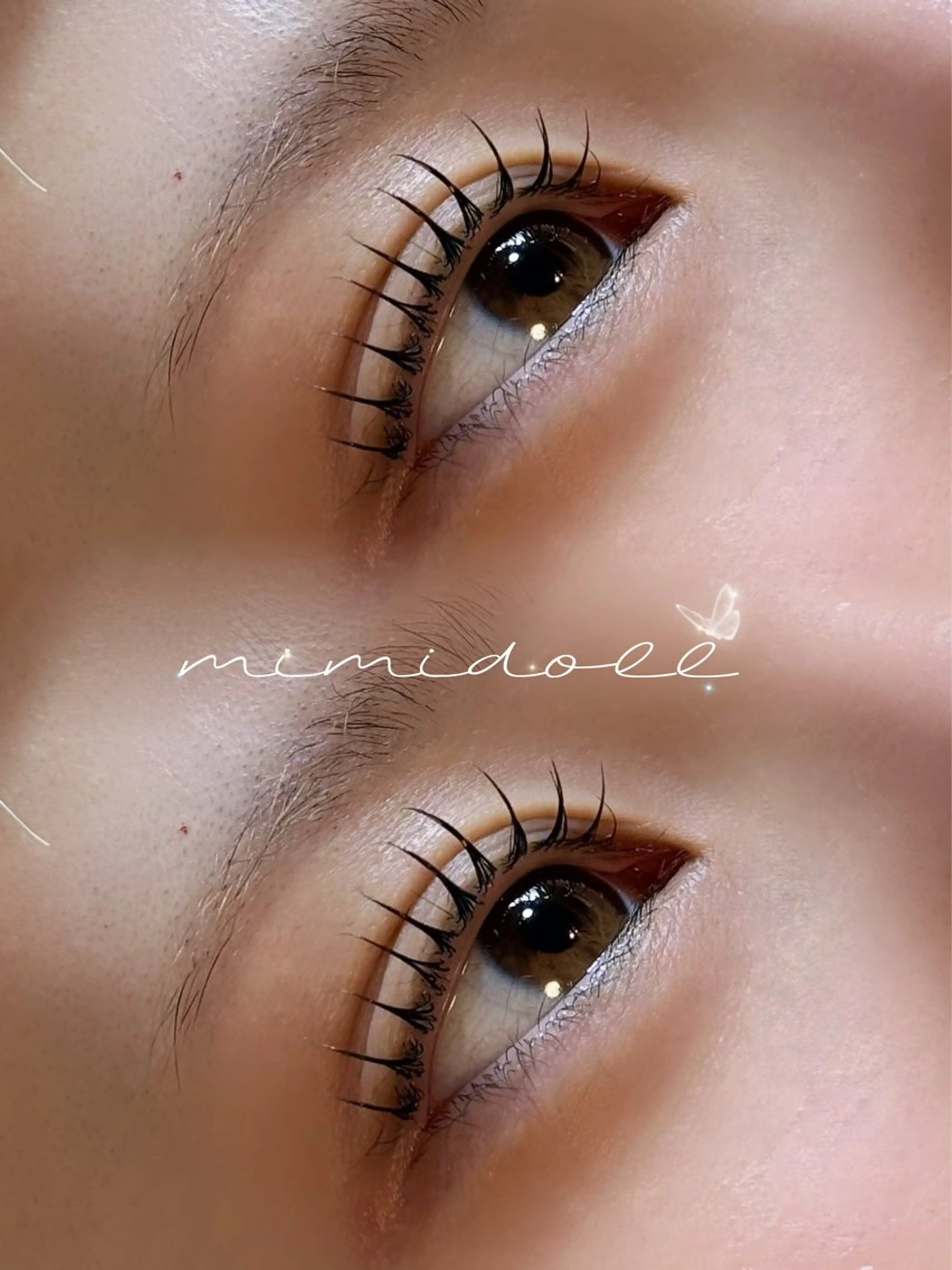 マツエク・マツパ yui🖤/パリ ジェンヌ/束感まつ毛のマツエク・マツパデザイン