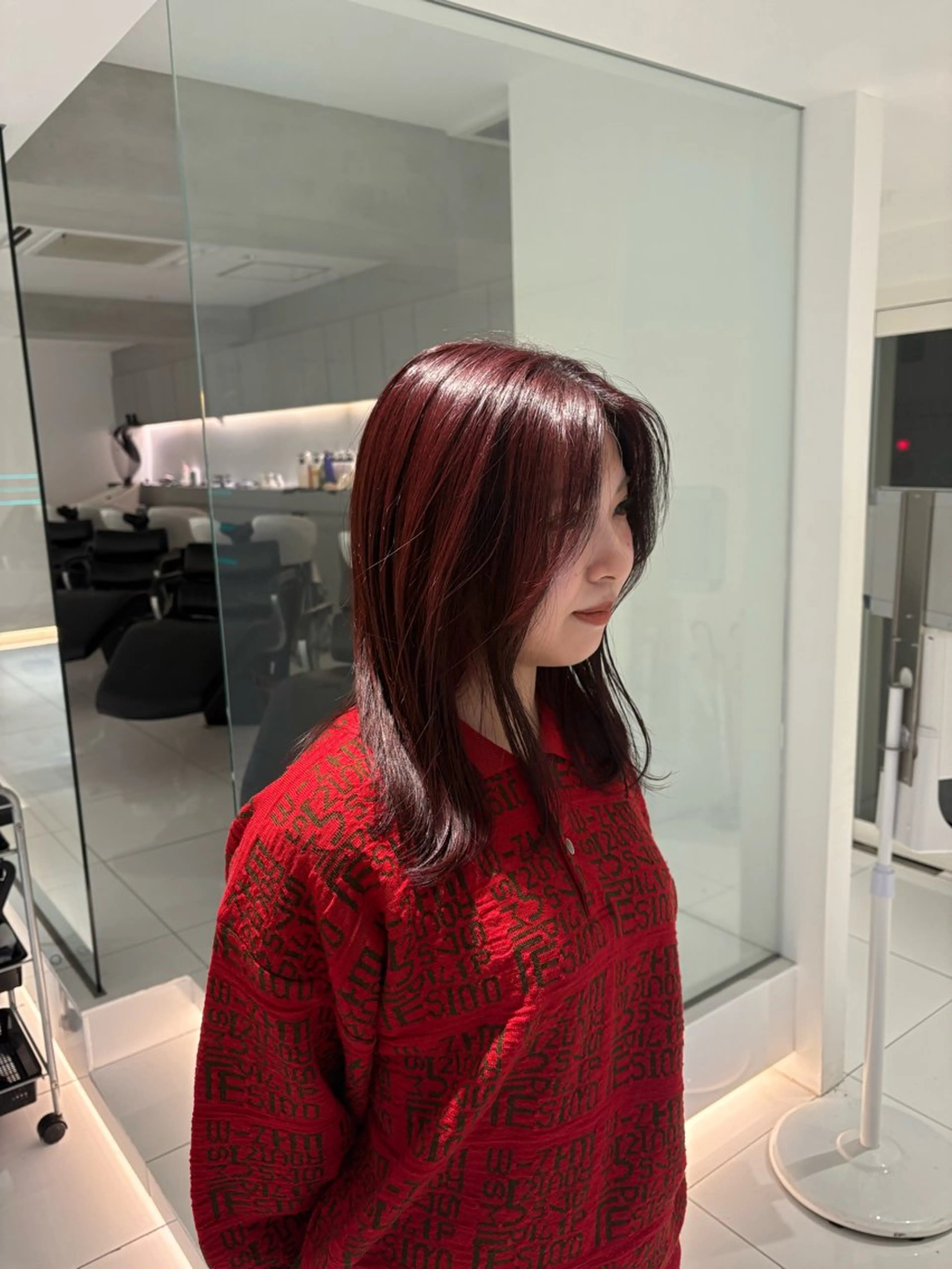 セミロング カラー ブリーチ ブリーチなしカラー 🦄Rena 🦄のヘアスタイル