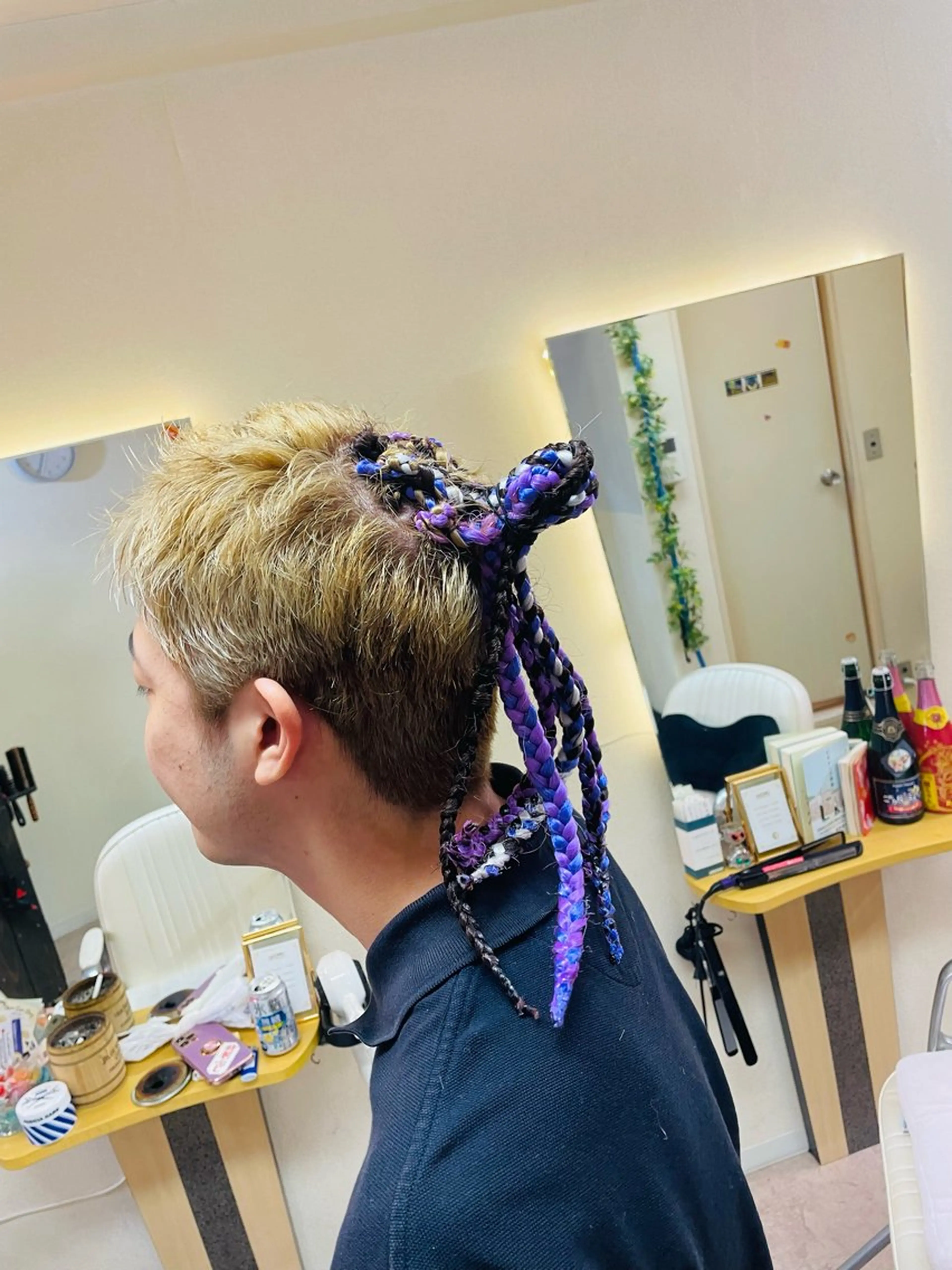 カラー ヘアアレンジ メンズ エクステ ☆1109☆所属・メンズ大歓迎‼︎ ✨seigo✨のヘアスタイル