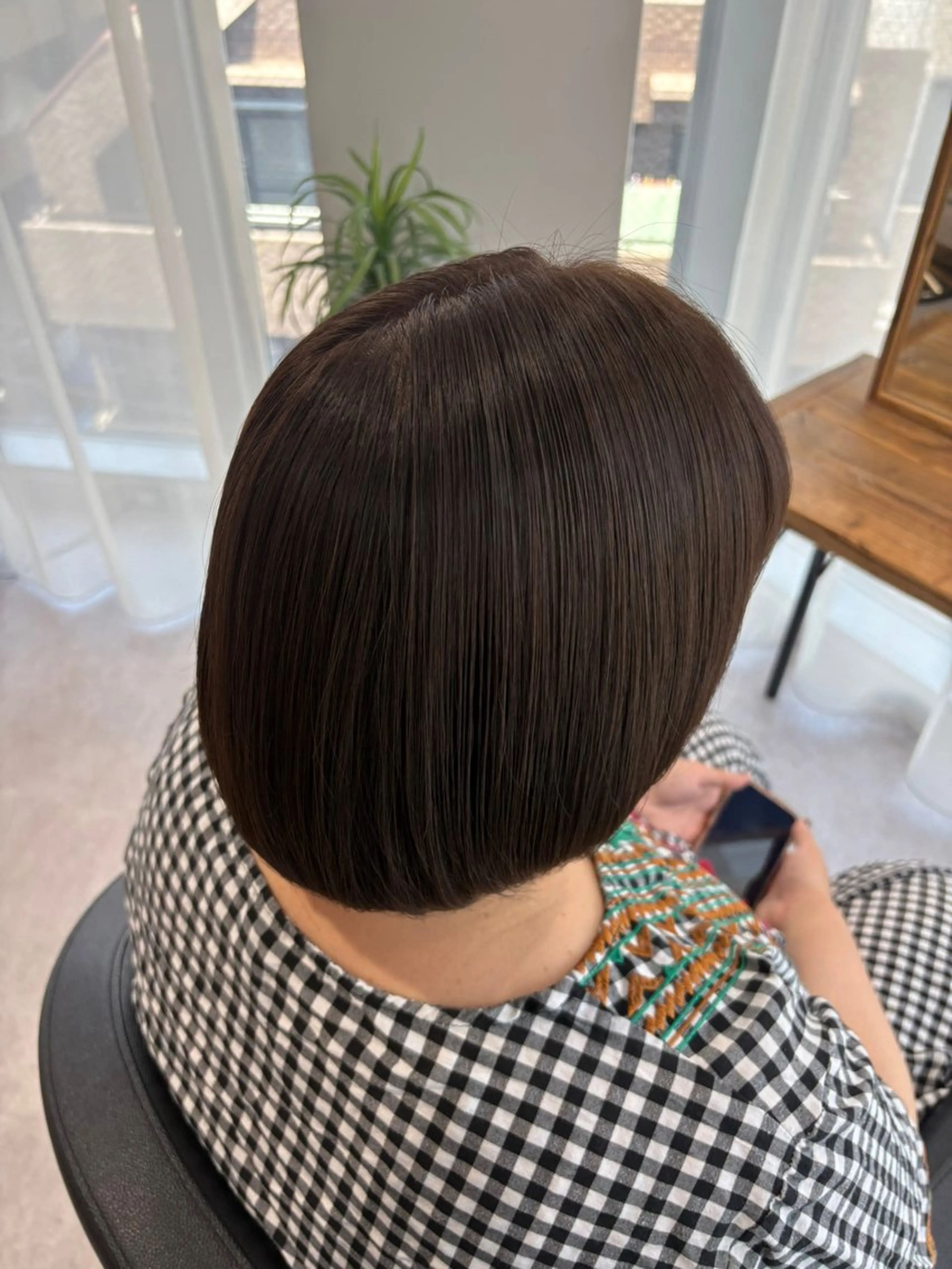 カラー グレージュ オレンジ ヘアカラー aina / n.w.hのヘアスタイル