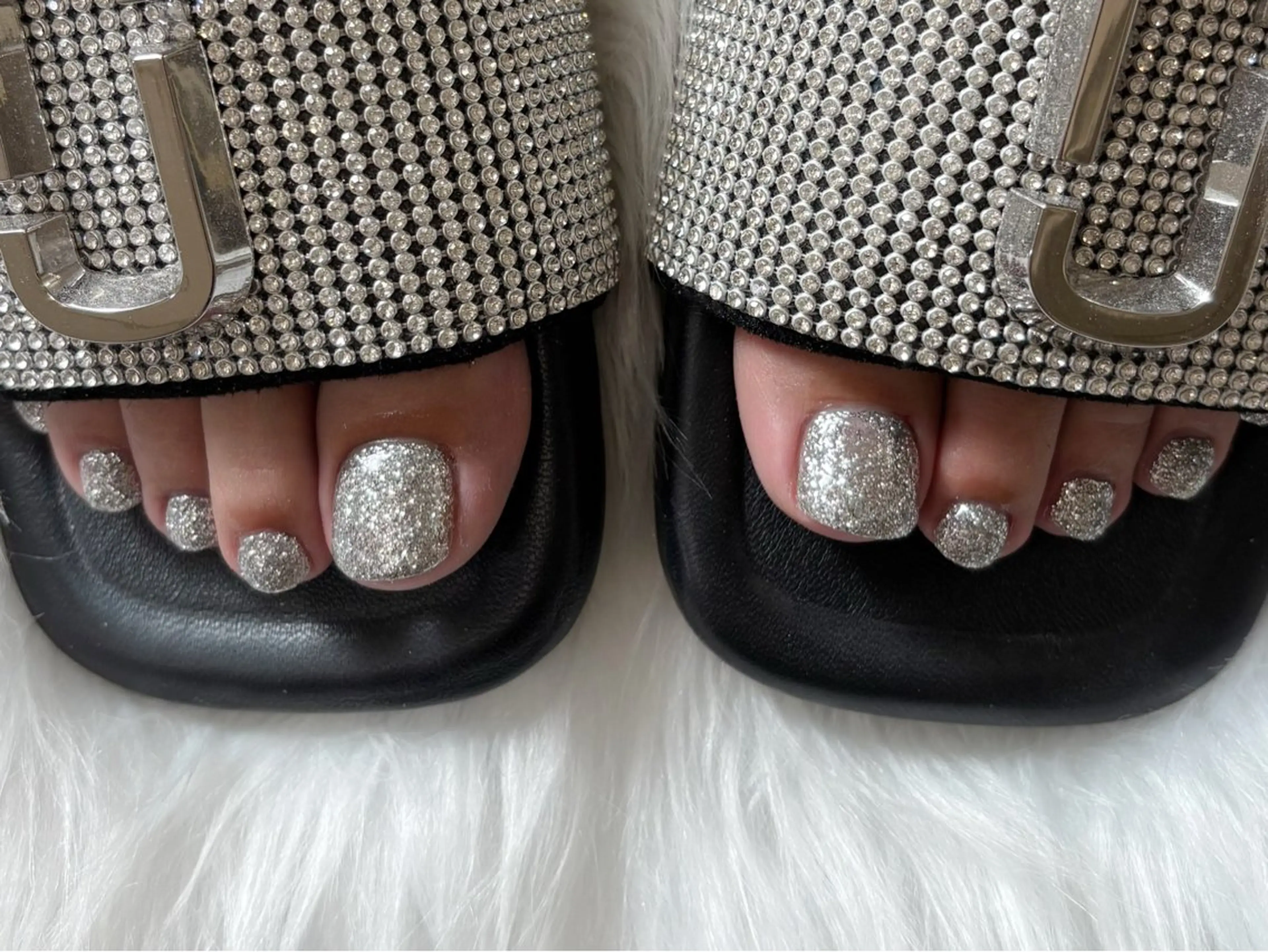 ネイル ワンカラーネイル シルバー シンプルネイル raise所属・RINKA ／raiseのネイルデザイン