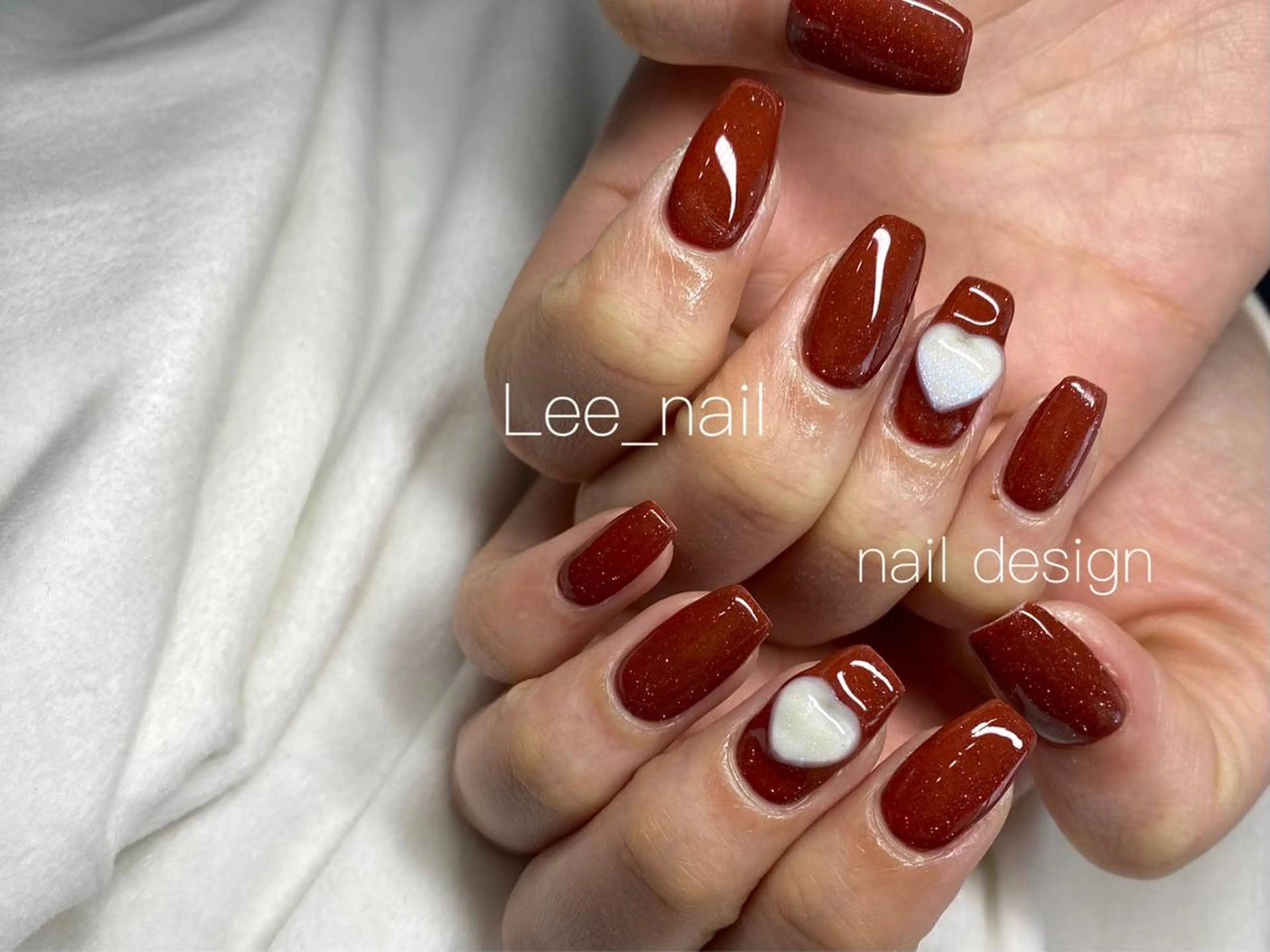 ネイル ワンカラーネイル ハンドネイル Lee_ nailのネイルデザイン