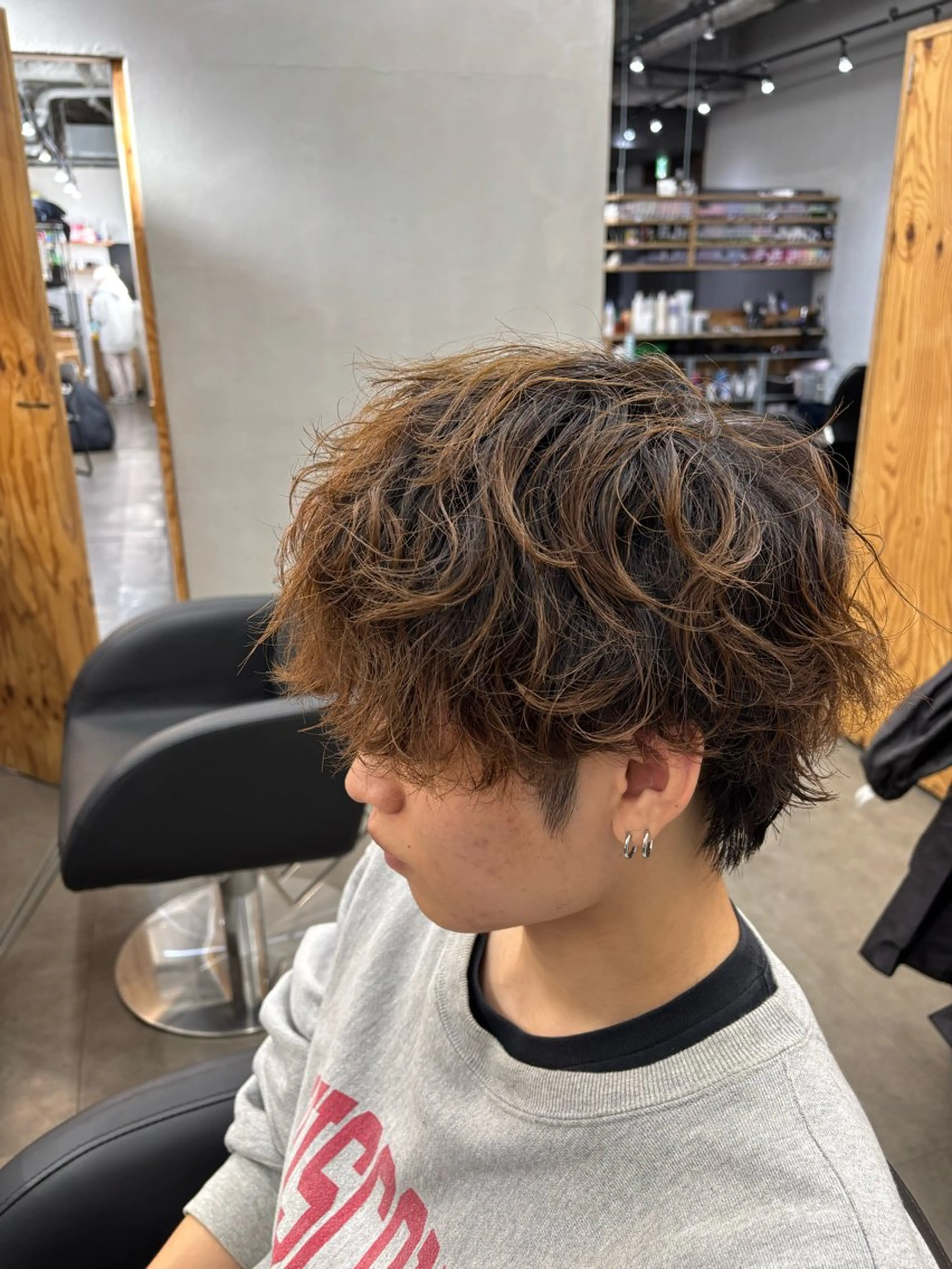 ショート パーマ メンズ メンズパーマ カット パーマ トリートメント メンズ支持率NO.1 マサキのヘアスタイル
