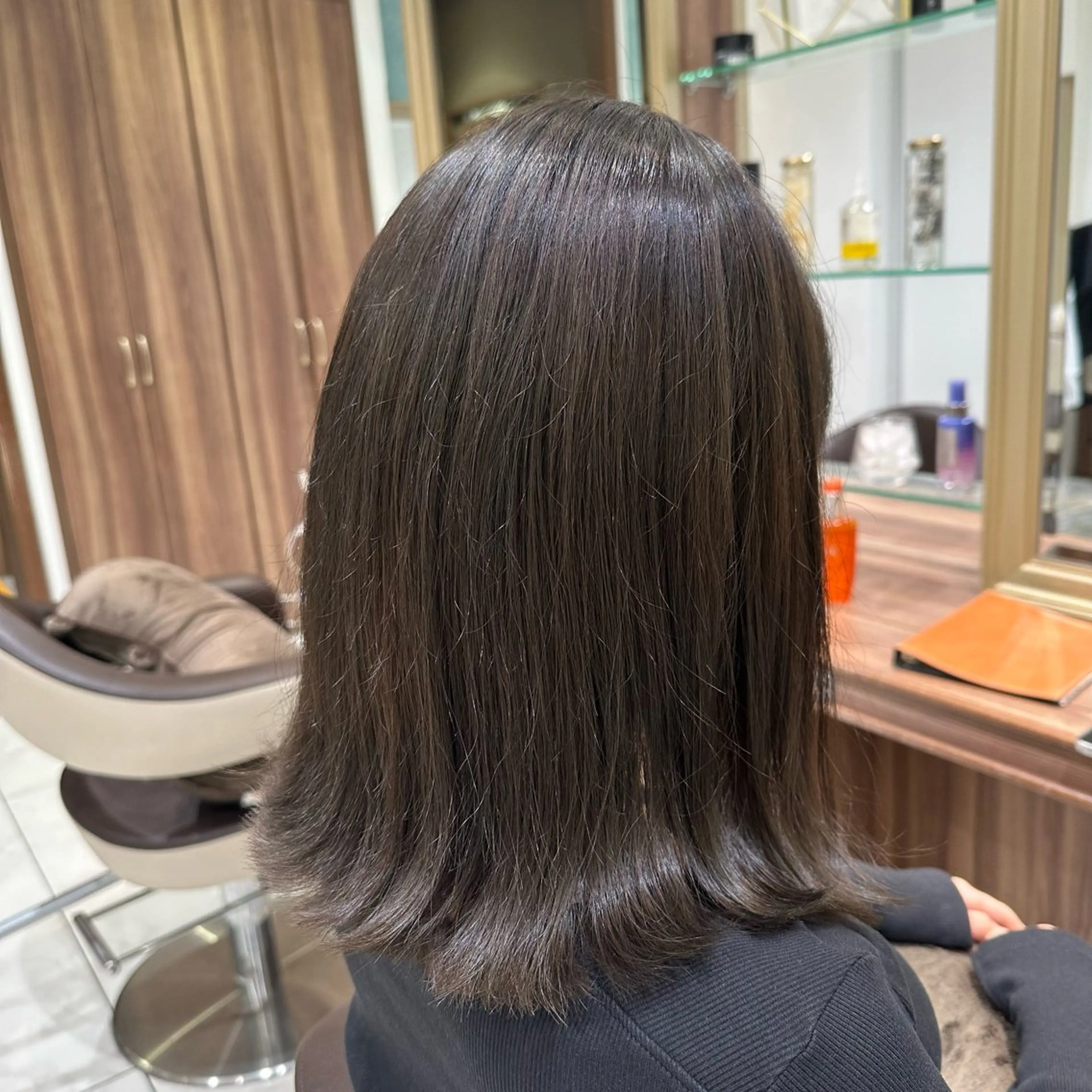 セミロング カラー Ash西船橋店 富谷 日菜乃のヘアスタイル