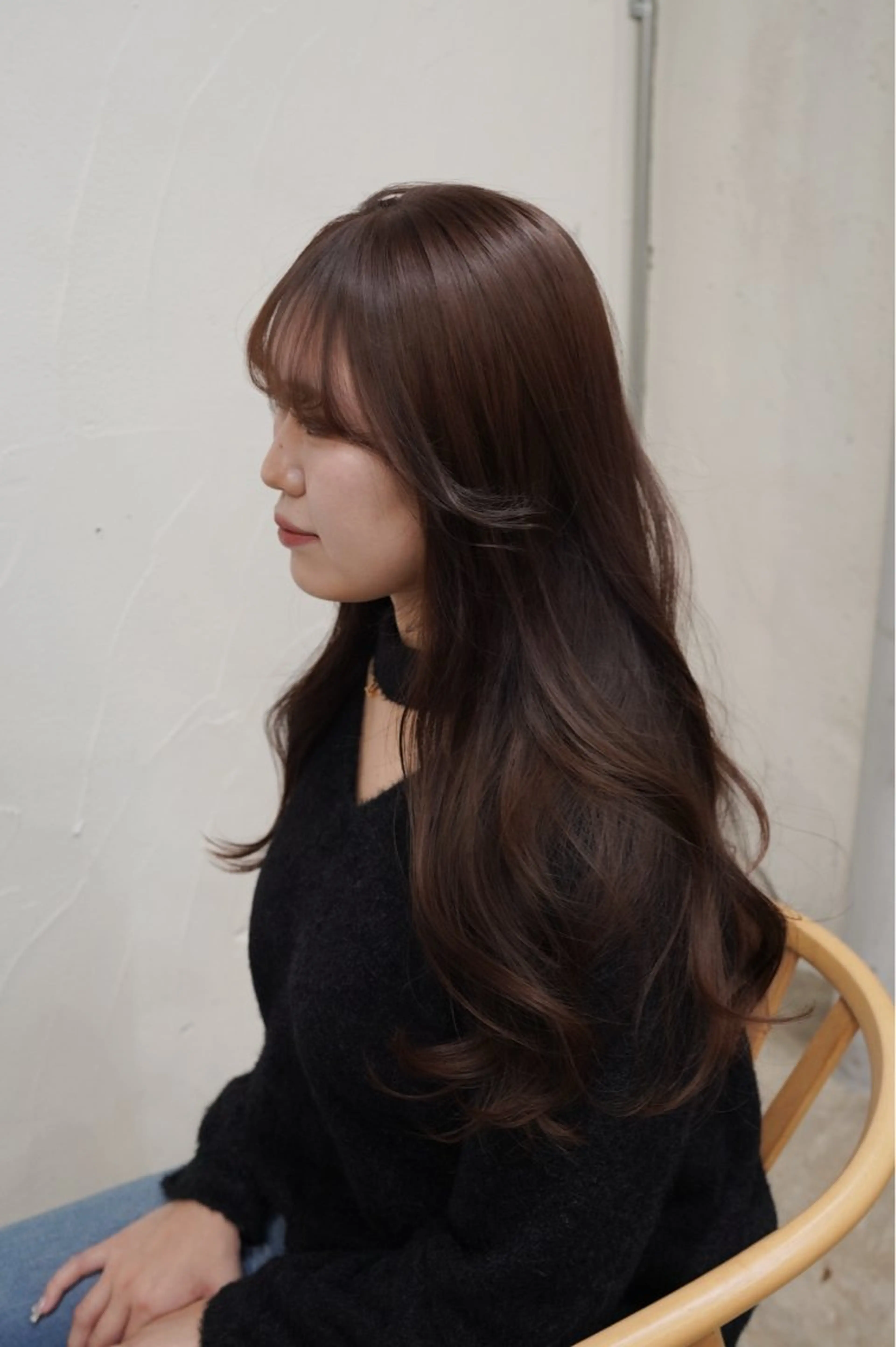 ロング カラー ベージュカラー ヘアカラー トリートメント 🪞透けヘア髪質改善 艶ベージュ/nagiのヘアスタイル