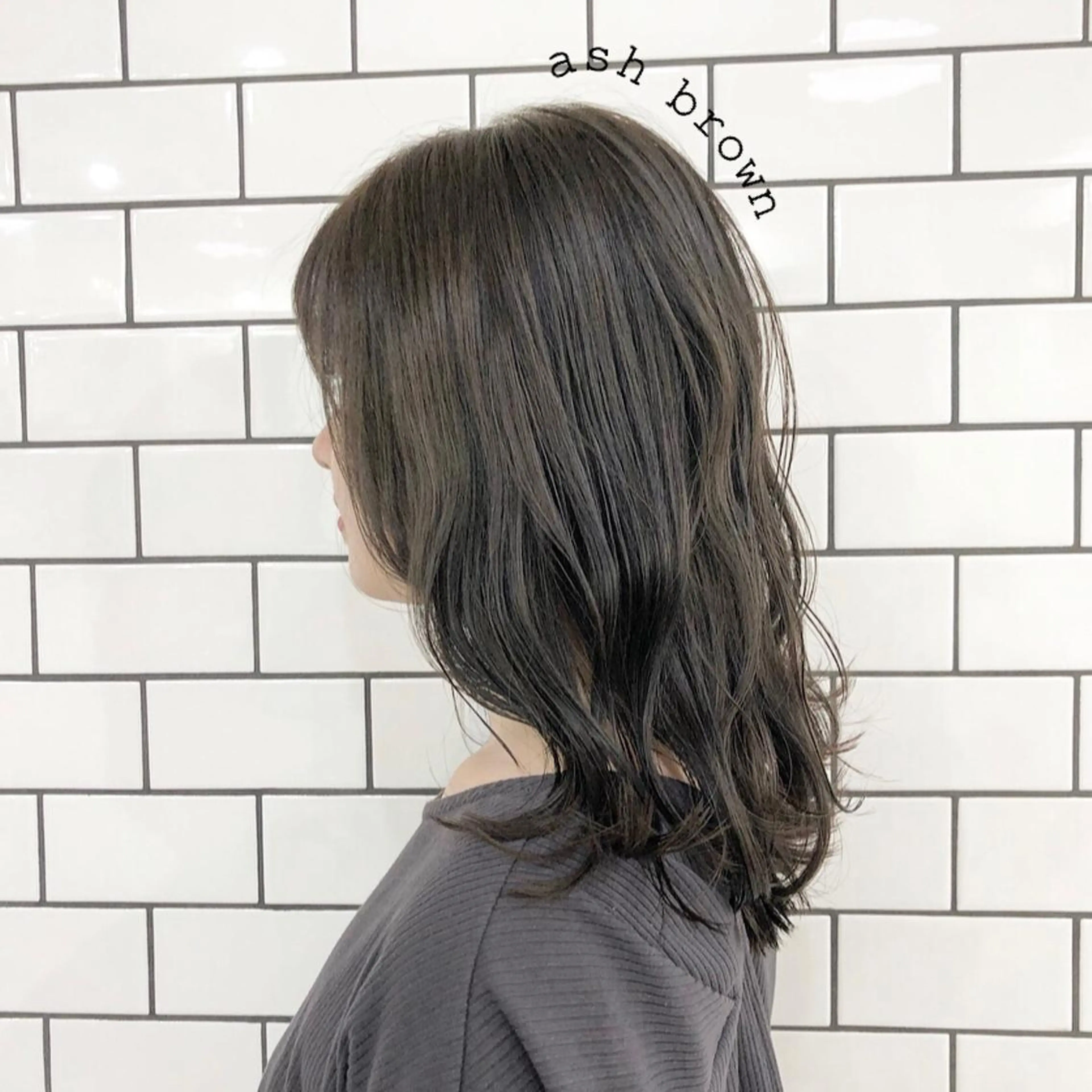 ミディアム カラー お洒落パーマ/ 艶カラー/michiのヘアスタイル