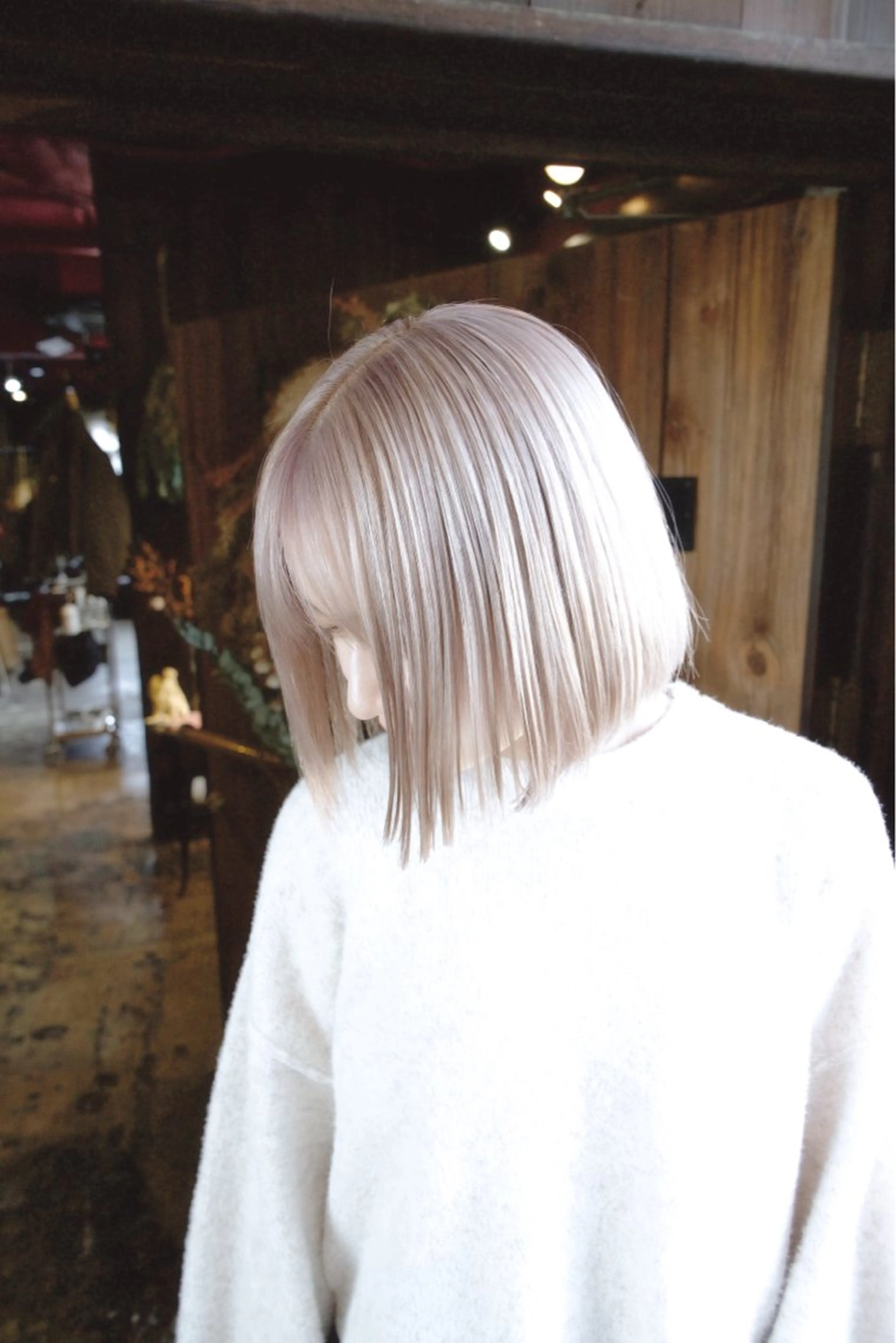 ミディアム カラー ブリーチ カット ヘアカラー トリートメント Armoire所属・安藤悠里/ハイトーン /デザインカラーのヘアスタイル