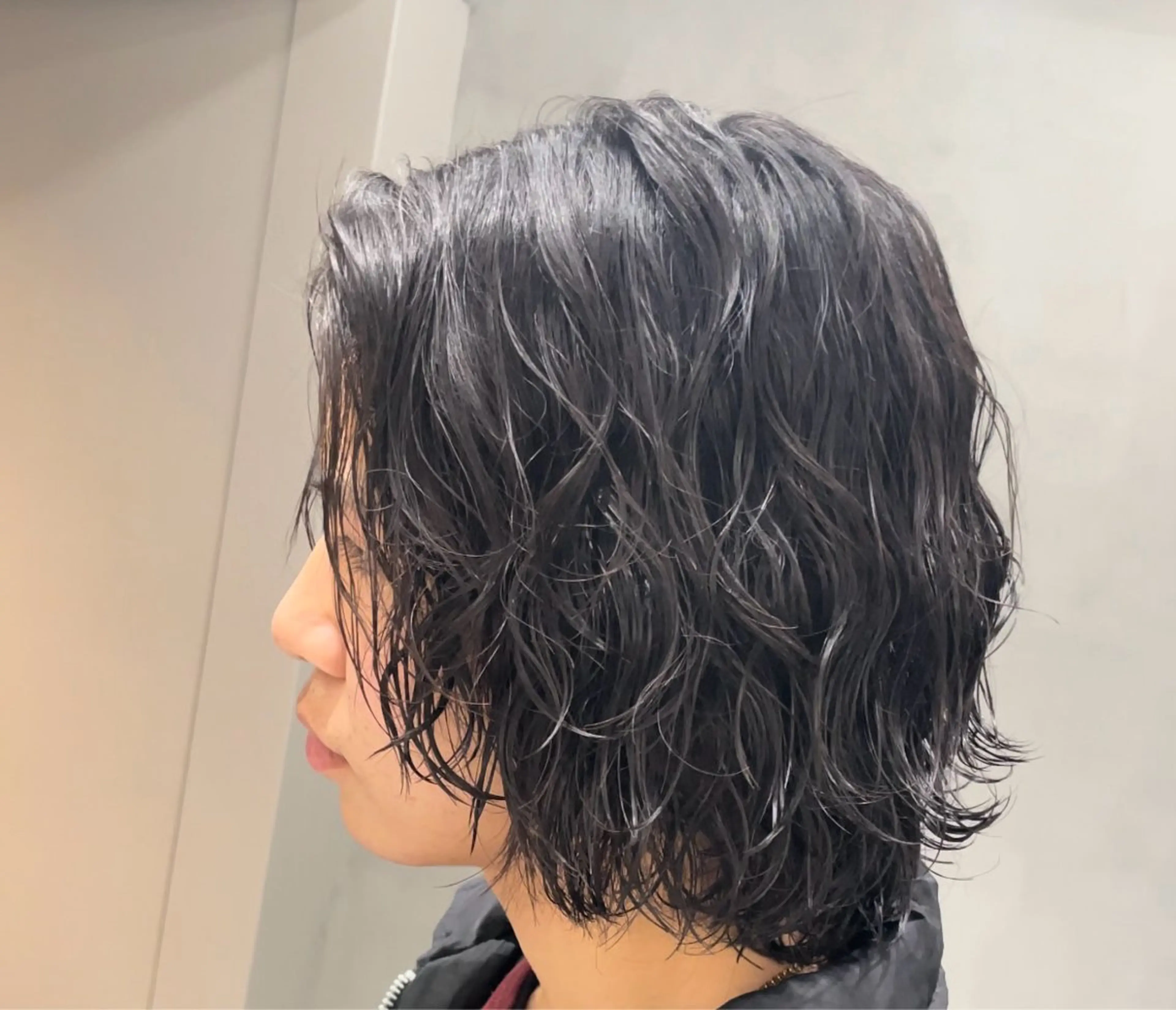 ロング パーマ ヘアアレンジ メンズ カット パーマ fifth Tokyo所属・fifth 石川 凪のヘアスタイル