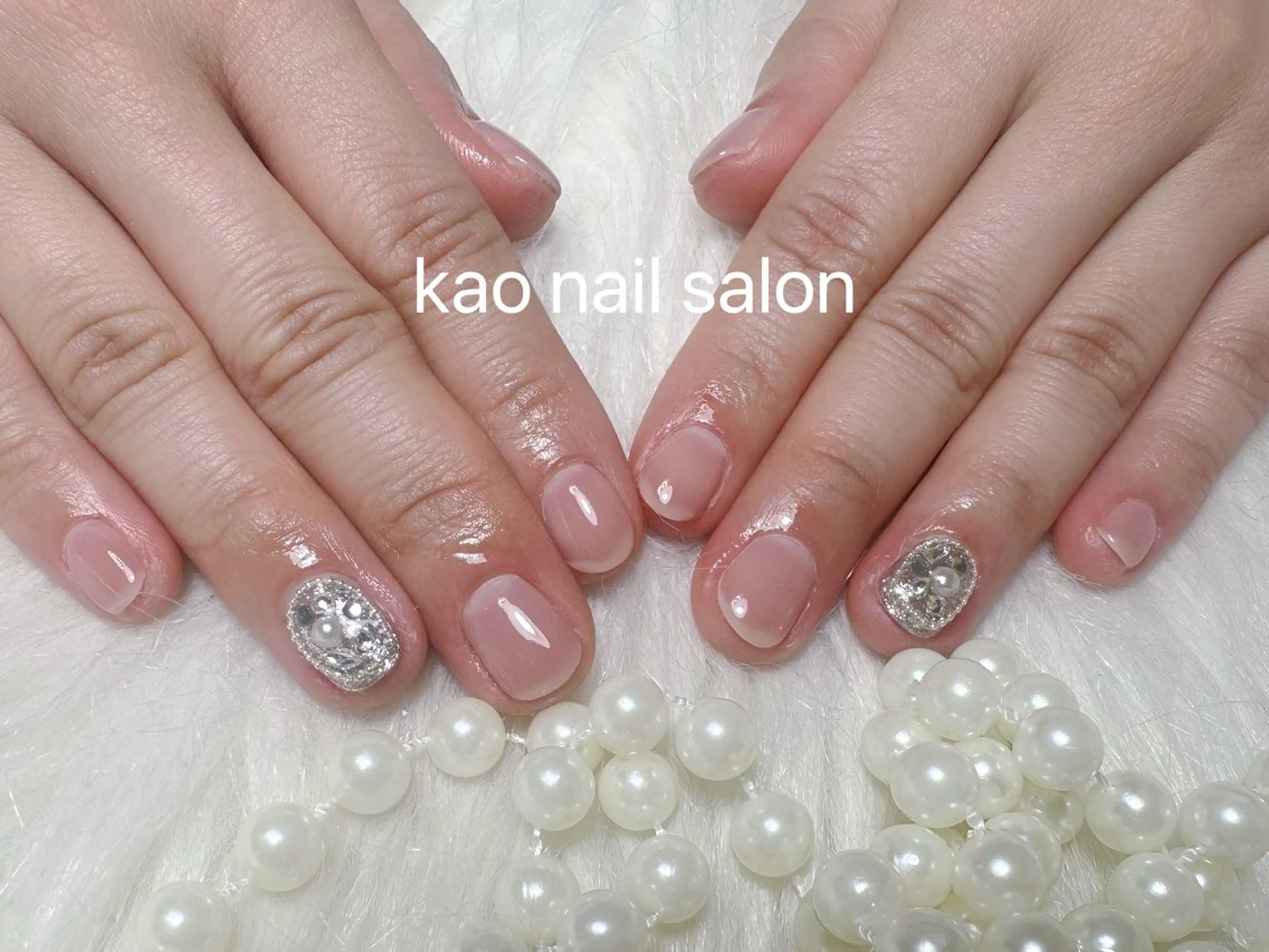 ネイル kao nail マグネット/長さだしのネイルデザイン