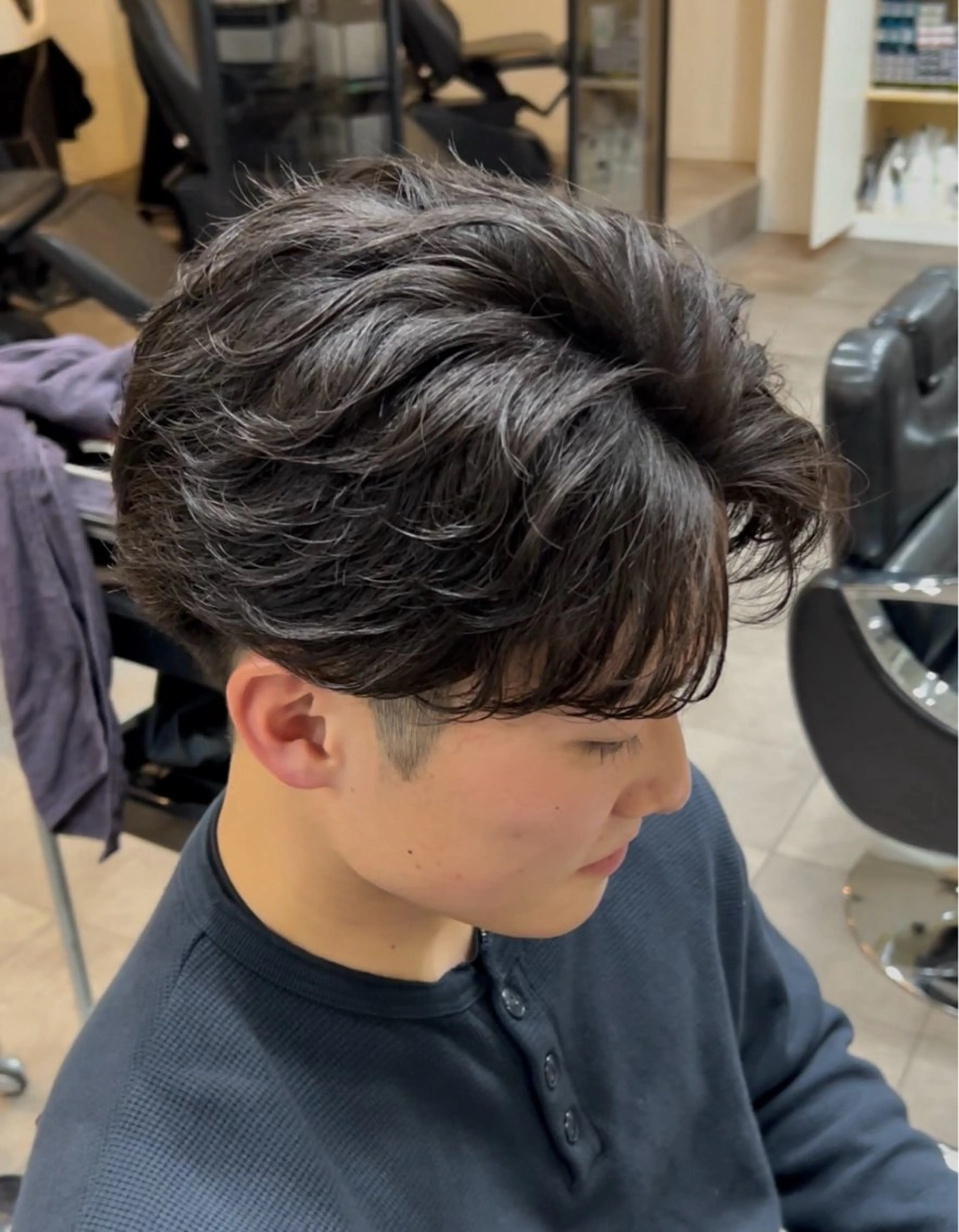 パーマ メンズ カット パーマ QOL円山 SHOTAのヘアスタイル