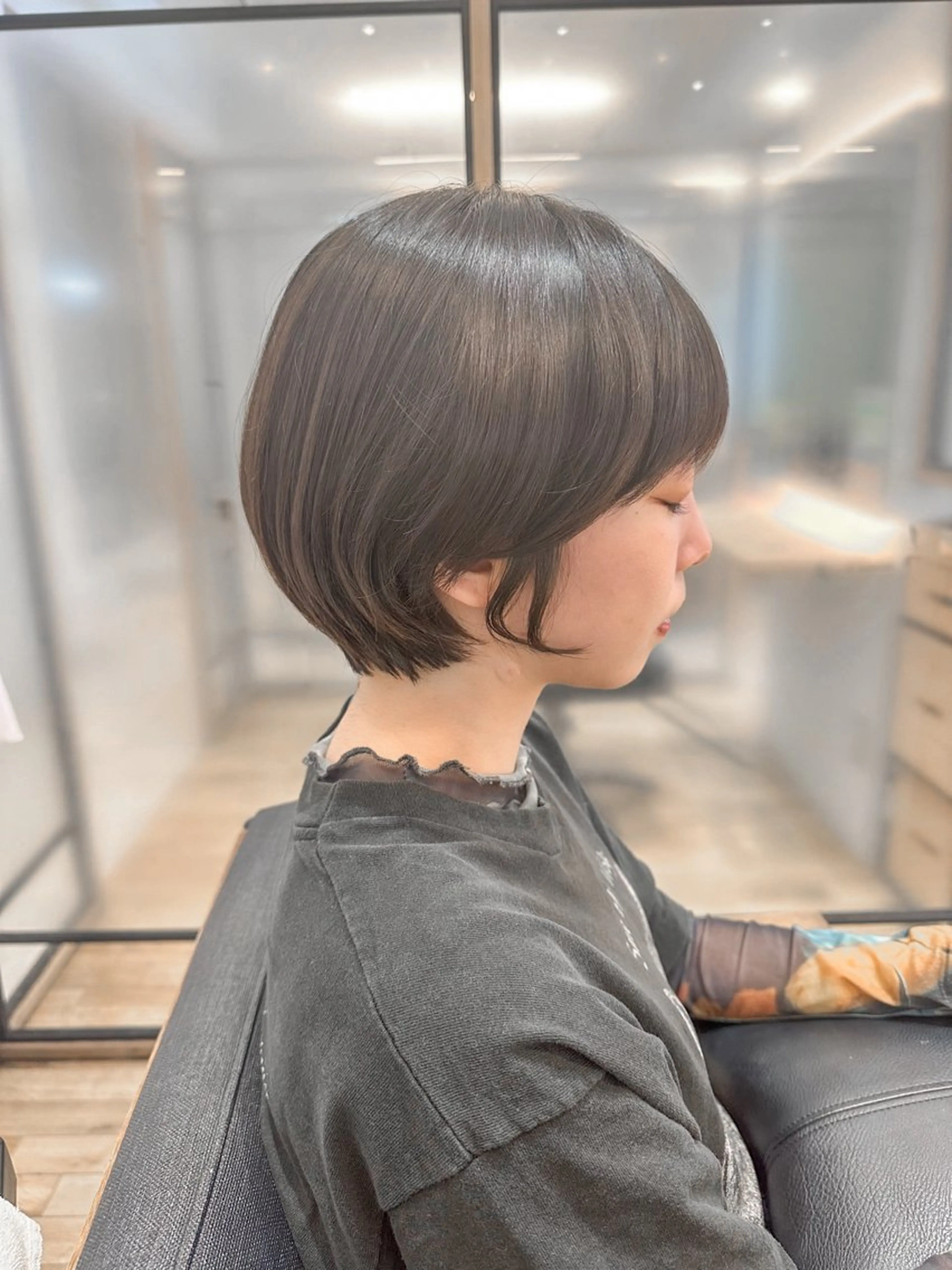 ショート カット シノハラ ガクト ショート/白髪ぼかしのヘアスタイル