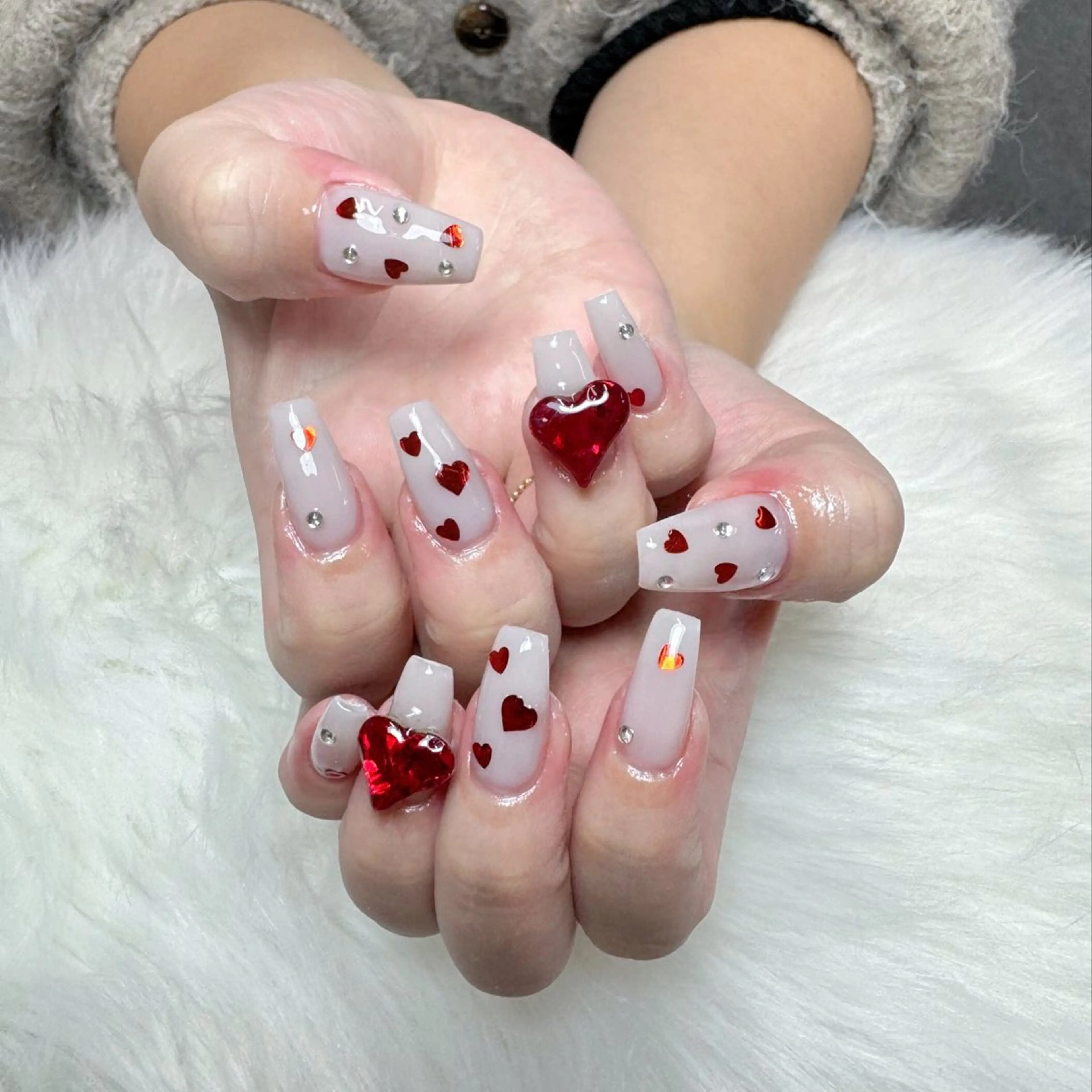 ネイル ハンドネイル 🎀nana🫧 ワンホンネイル🎀のネイルデザイン