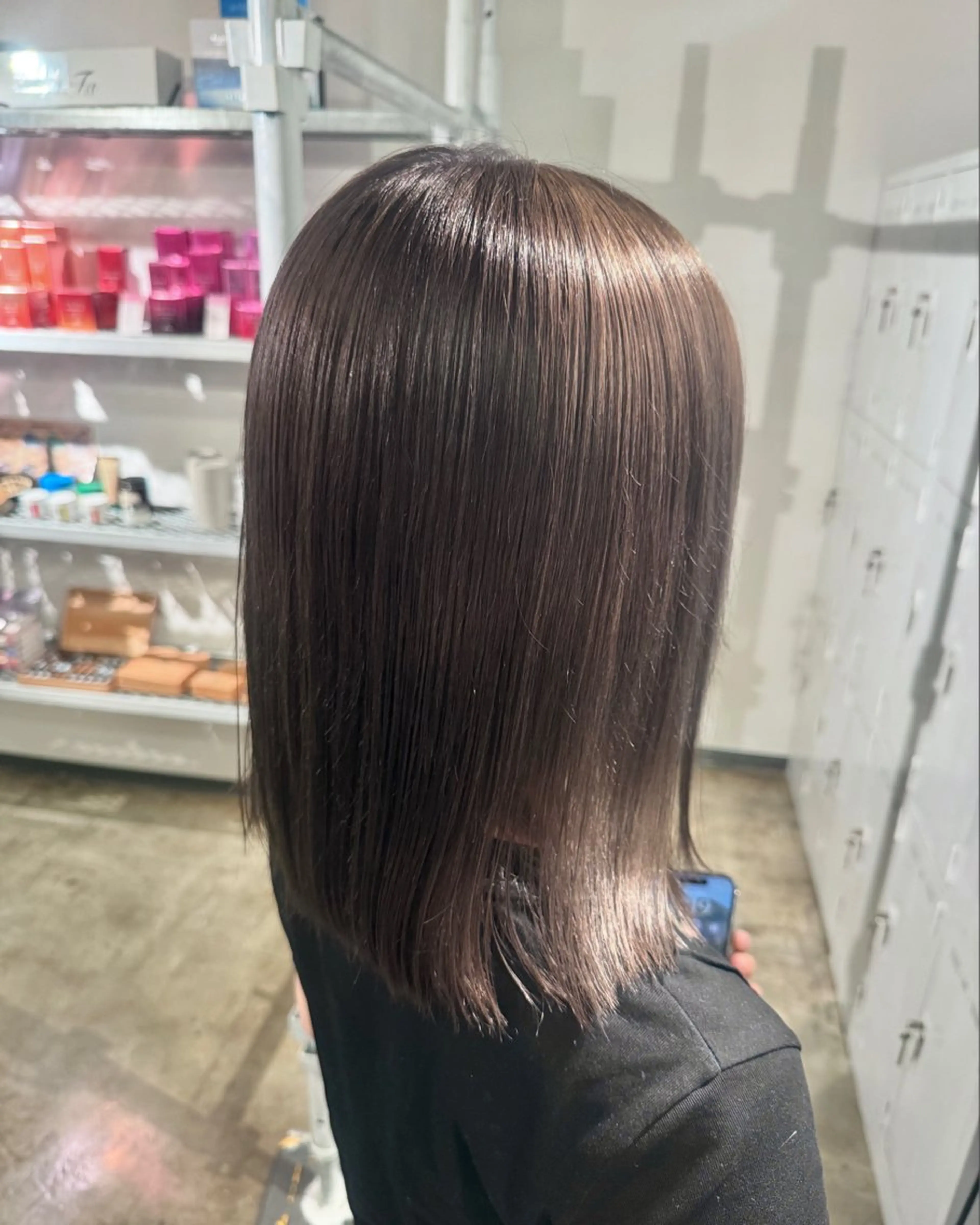 ミディアム カラー ブリーチ ケアブリーチ ダブルカラー グレージュ ヘアカラー トリートメント 🫧ブリーチモデル/ 透明感カラー /みきのヘアスタイル