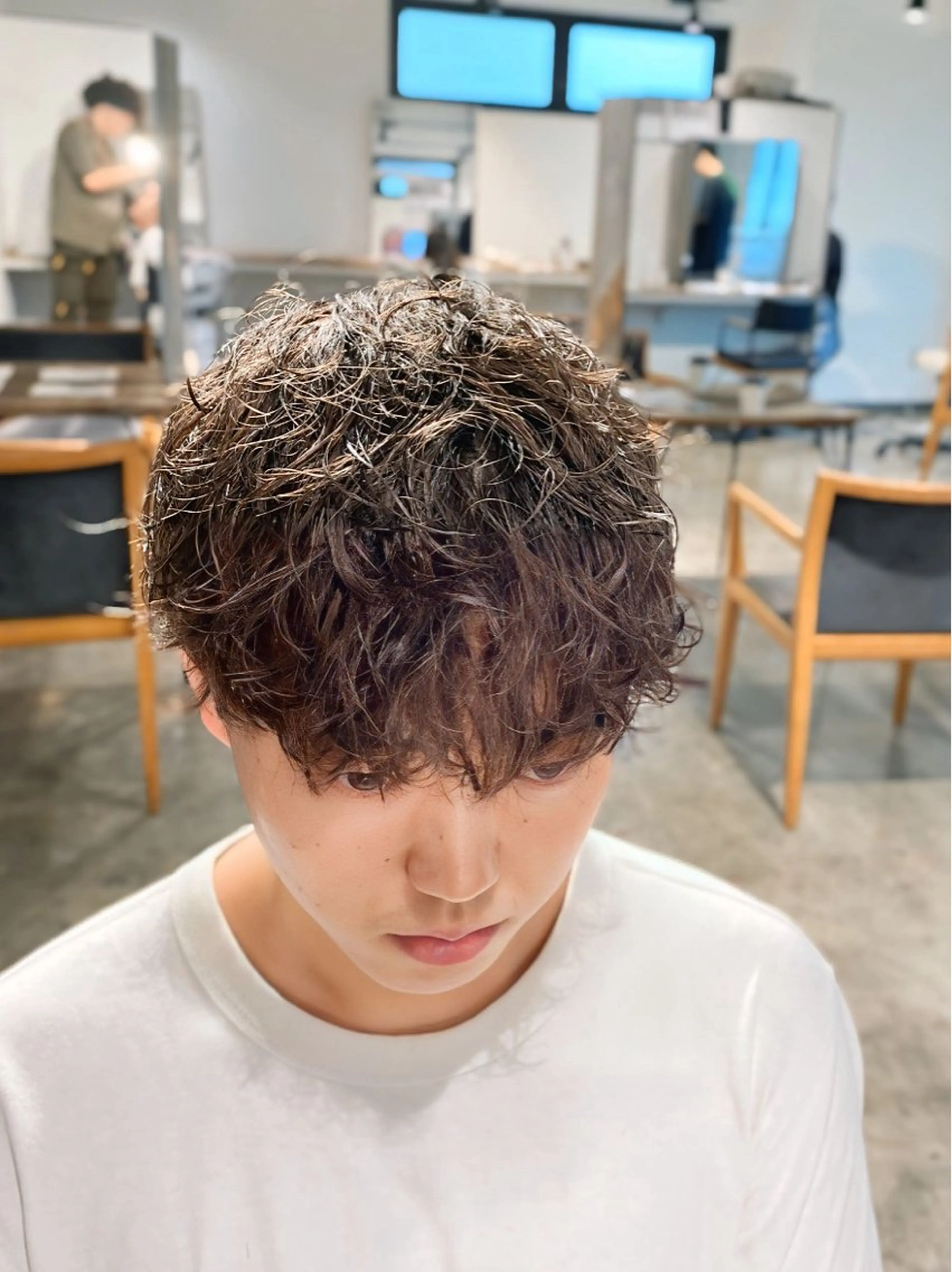 パーマ メンズ メンズパーマ 特化/中川拓也のヘアスタイル