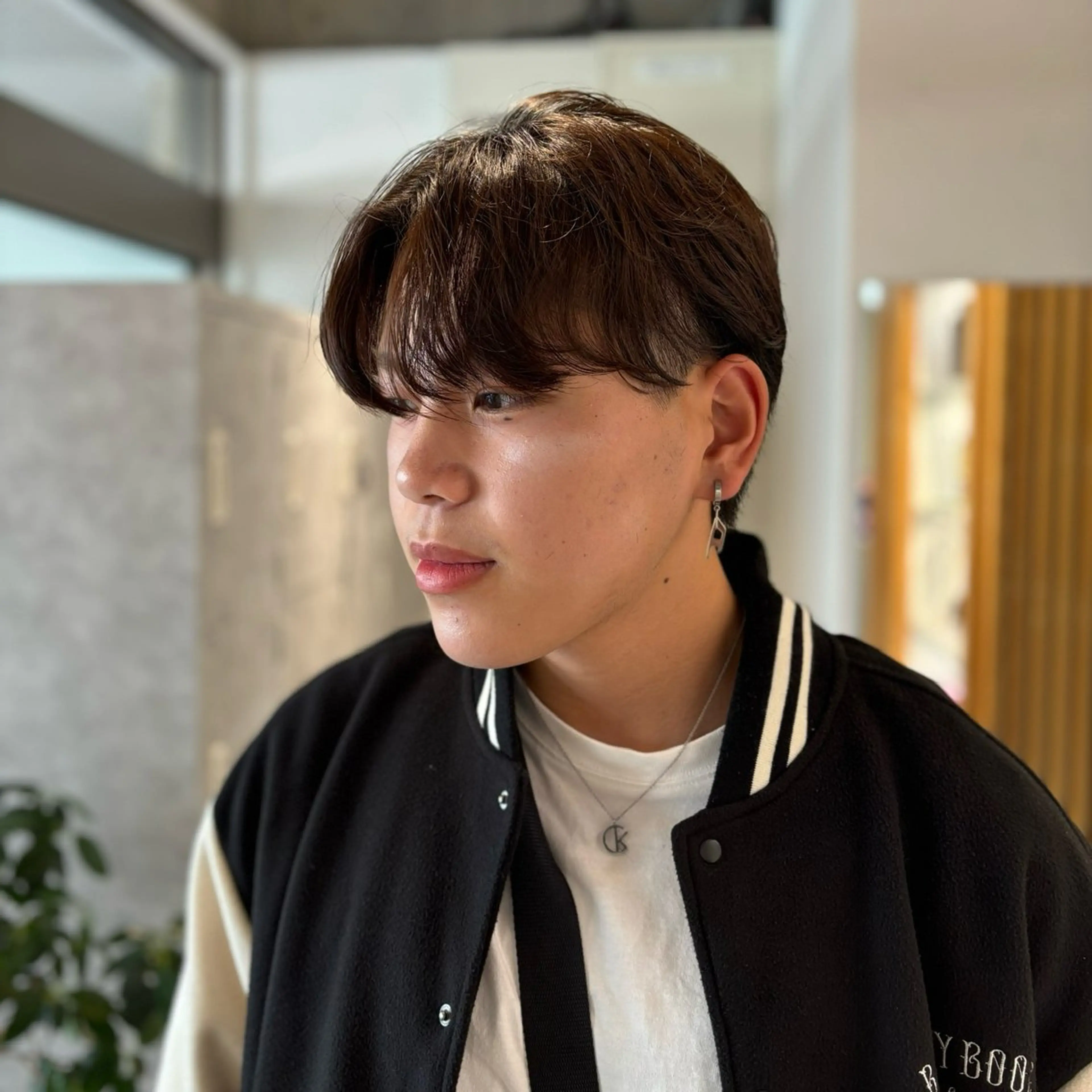 ミディアム メンズ カット メンズ＆パーマ特化 takumiのヘアスタイル