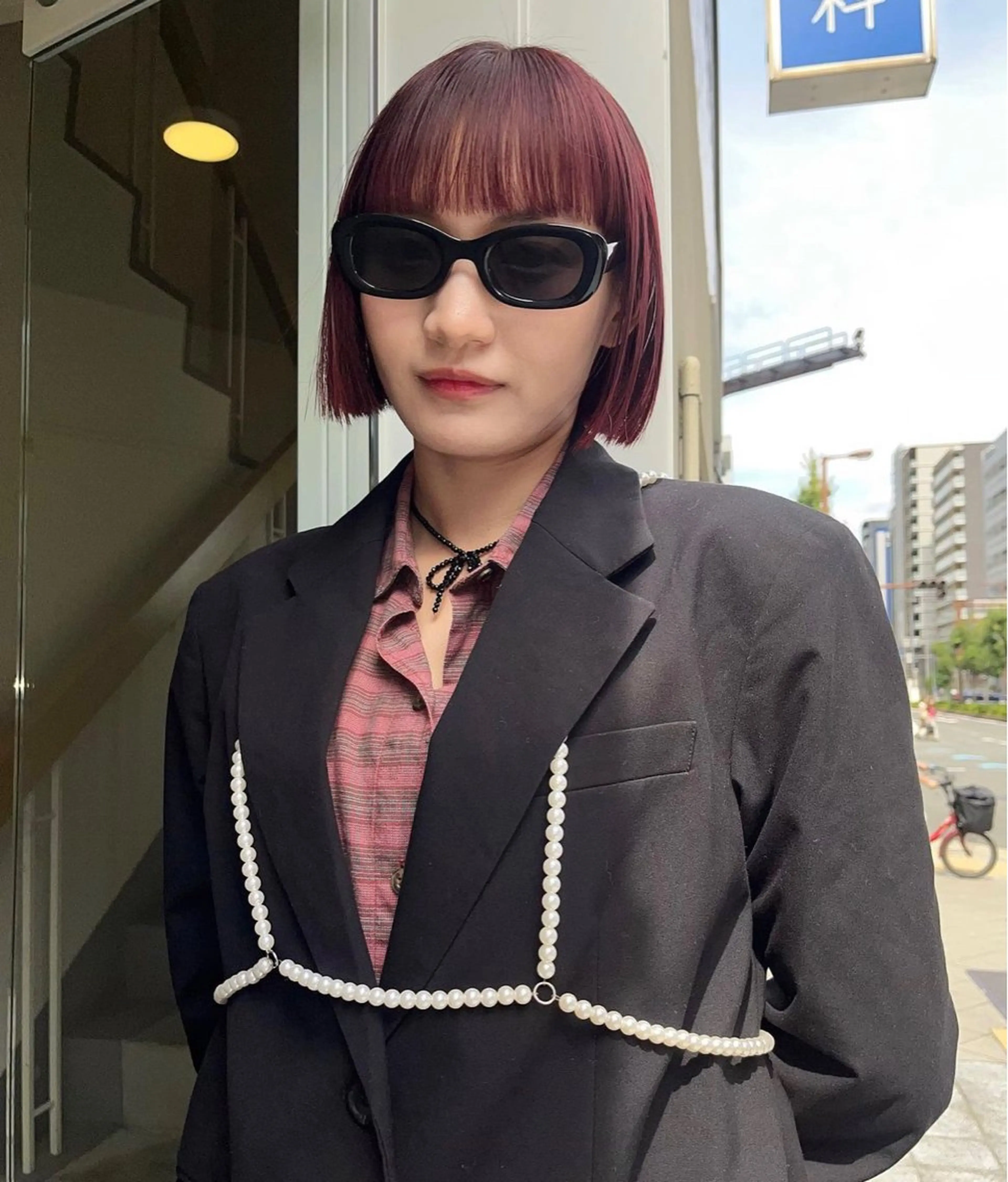 カラー sliver ・siki /YUIのヘアスタイル