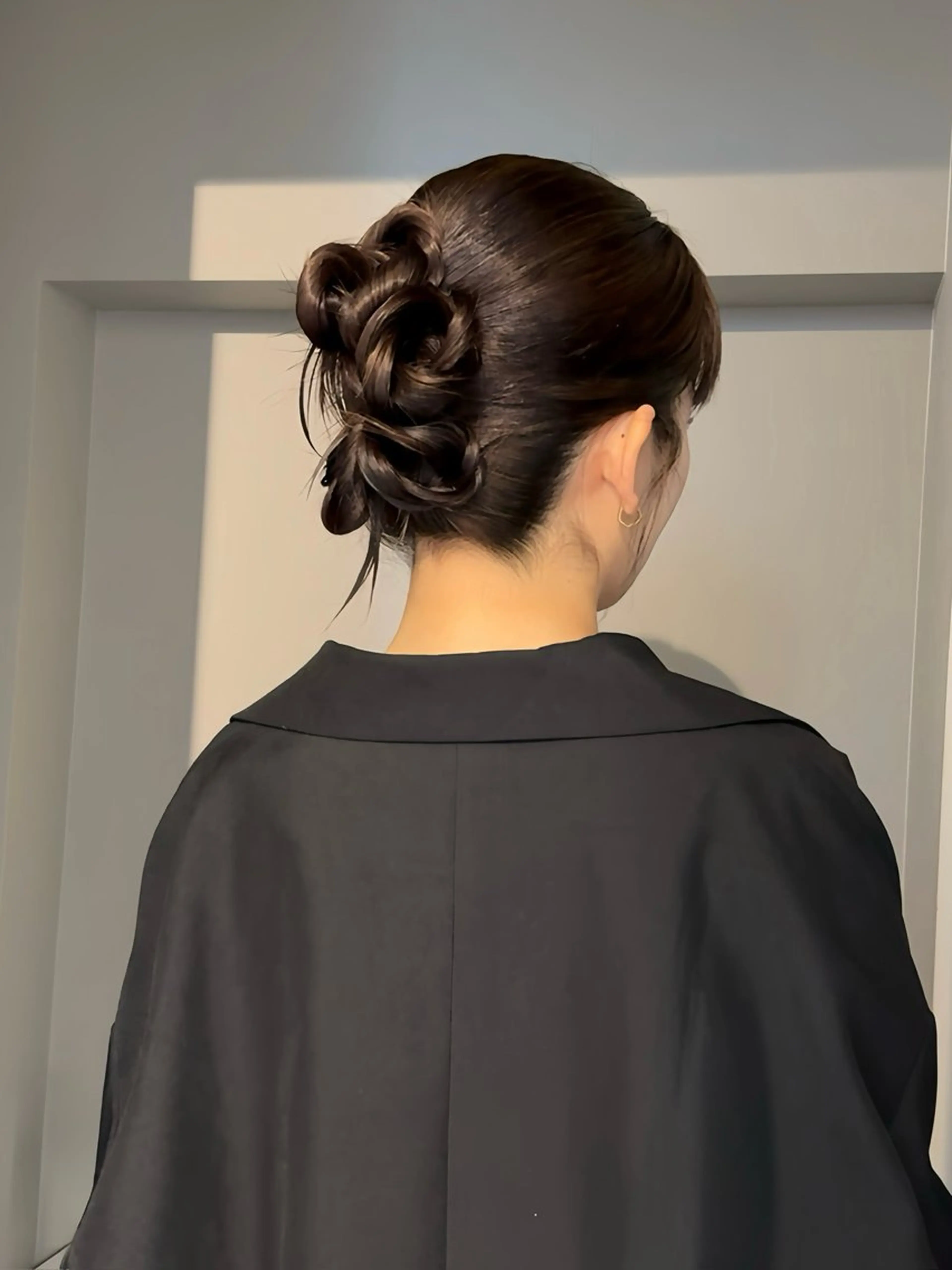 セミロング ヘアアレンジ ヘアセット mina 🌷のヘアスタイル