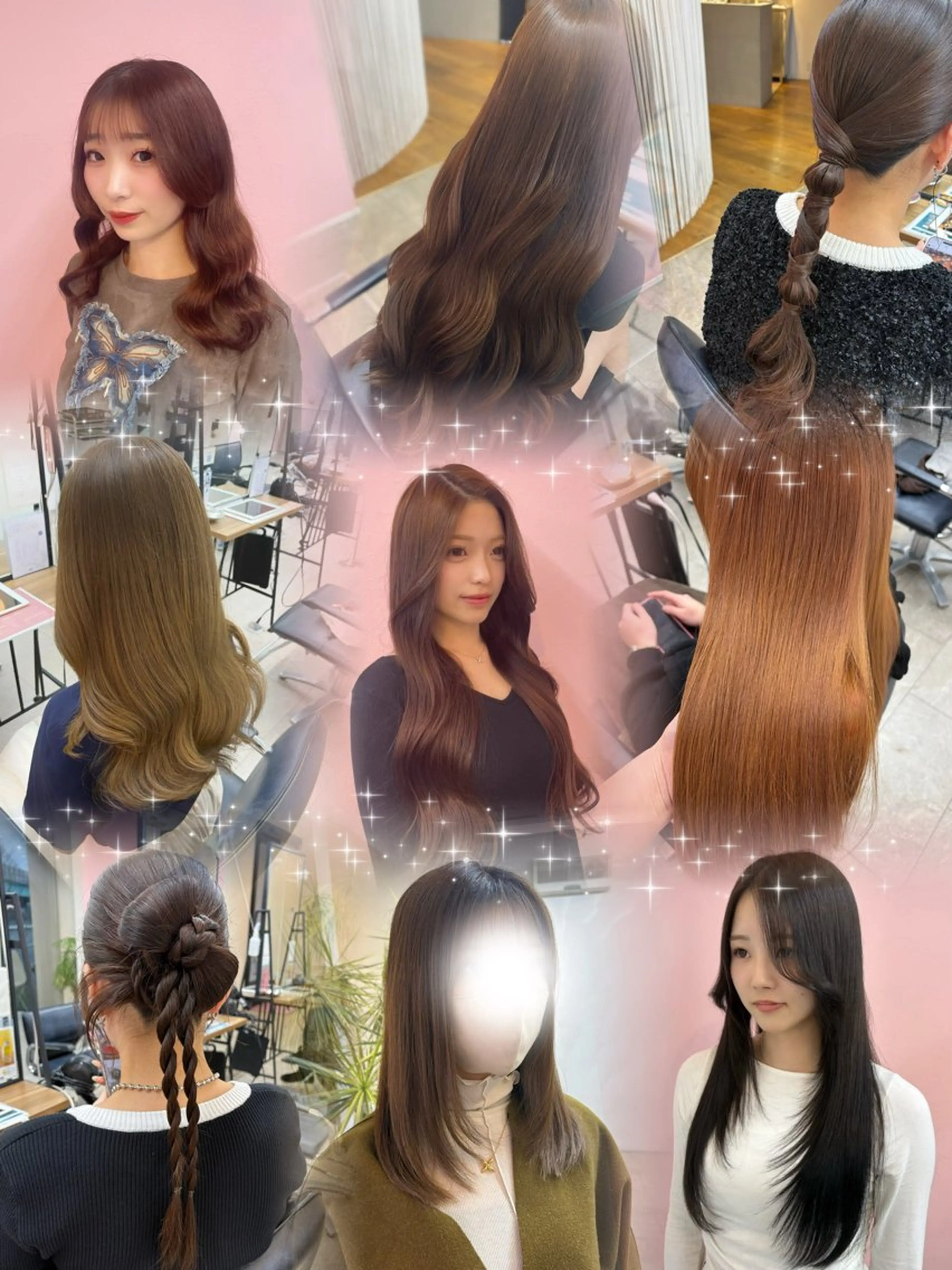 セミロング カラー ケアカラー カット ヘアカラー HASHI AYAKAのヘアスタイル