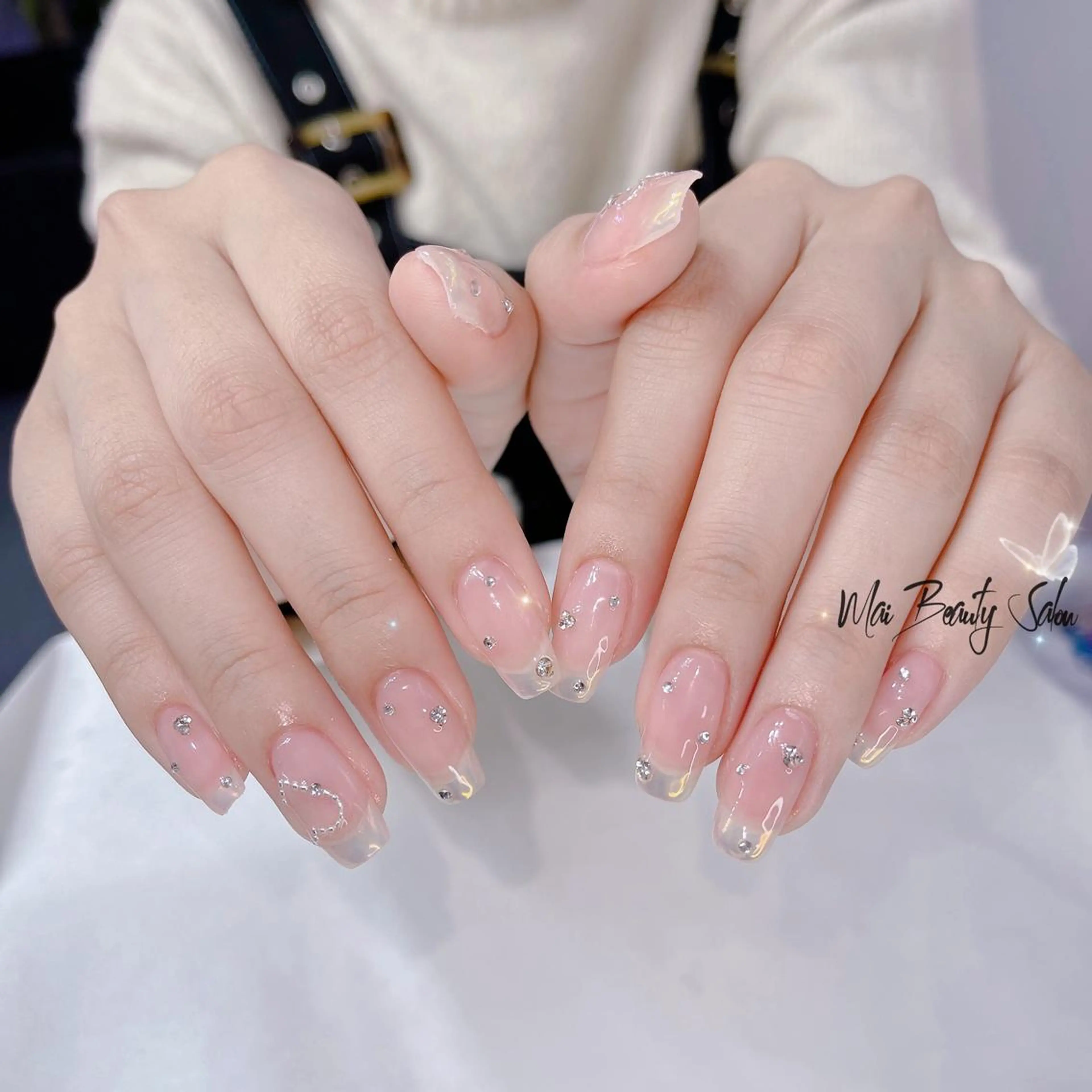 ネイル フットネイル ジェルネイル マグネットネイル パラジェル ワンホンネイル MaiBeauty Niのネイルデザイン