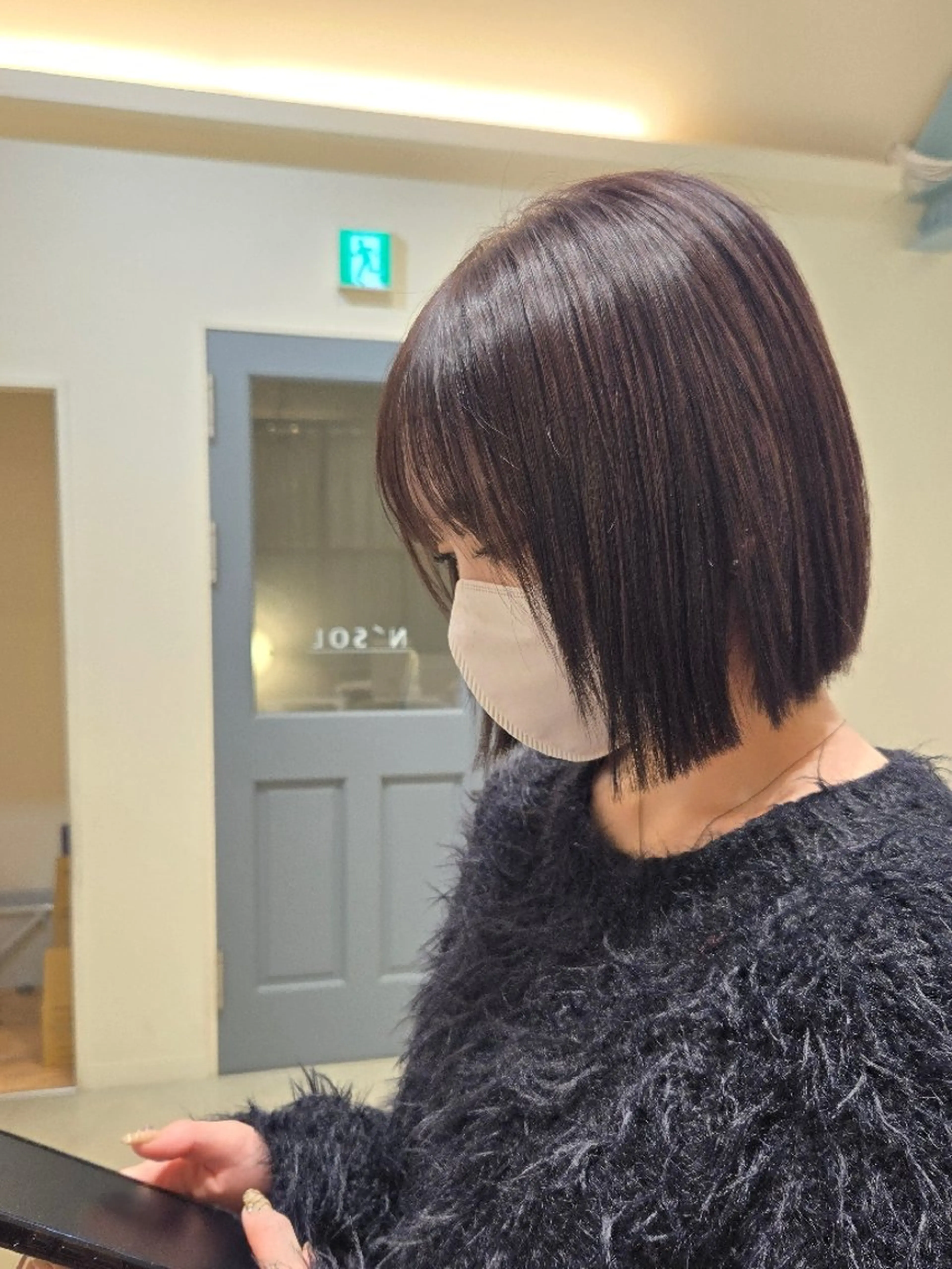 ショート カット ヘアカラー トリートメント 小峯 瑞貴のヘアスタイル