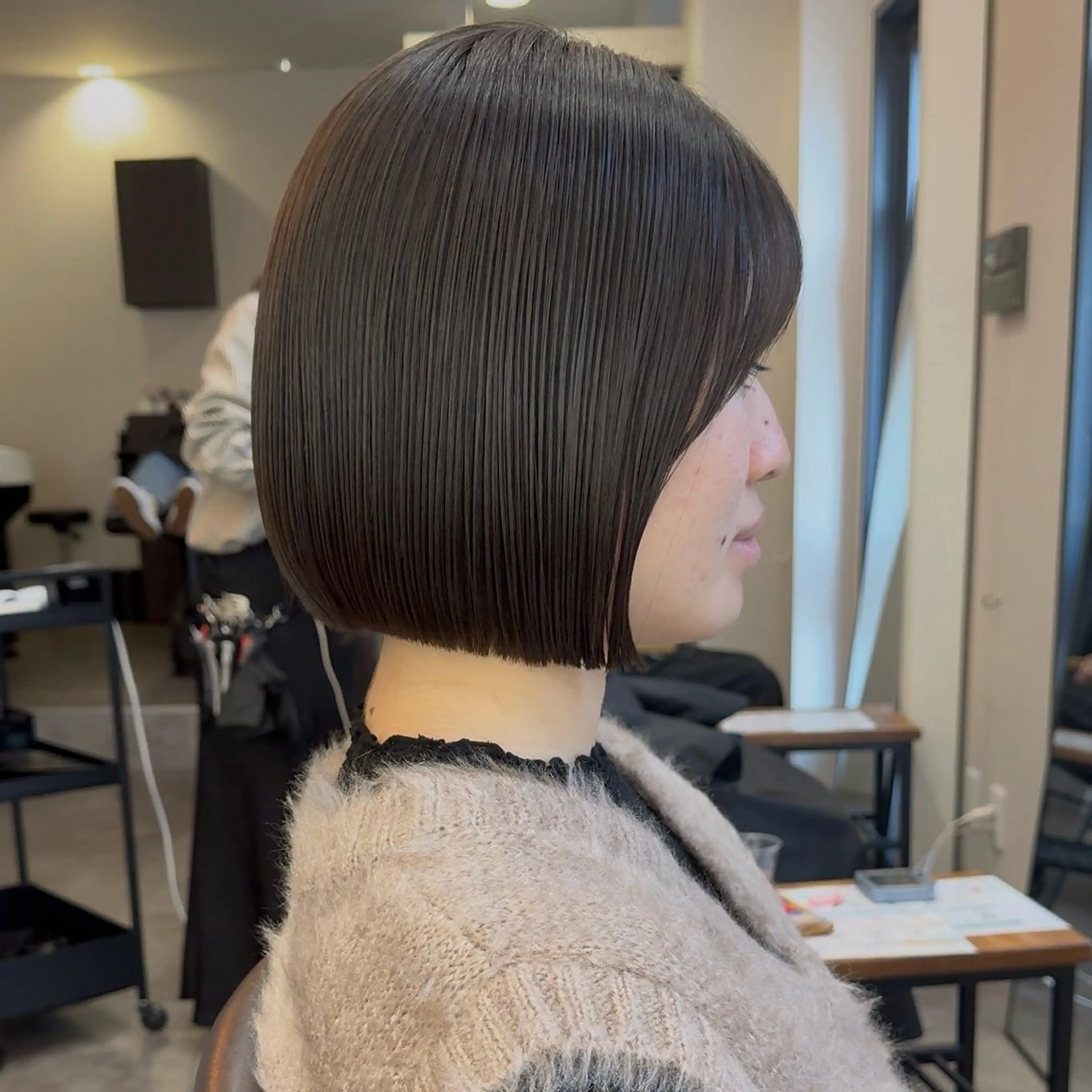 ショート ボブ ボブレイヤー/くびれ ヘア/タイラユリ🍋のヘアスタイル