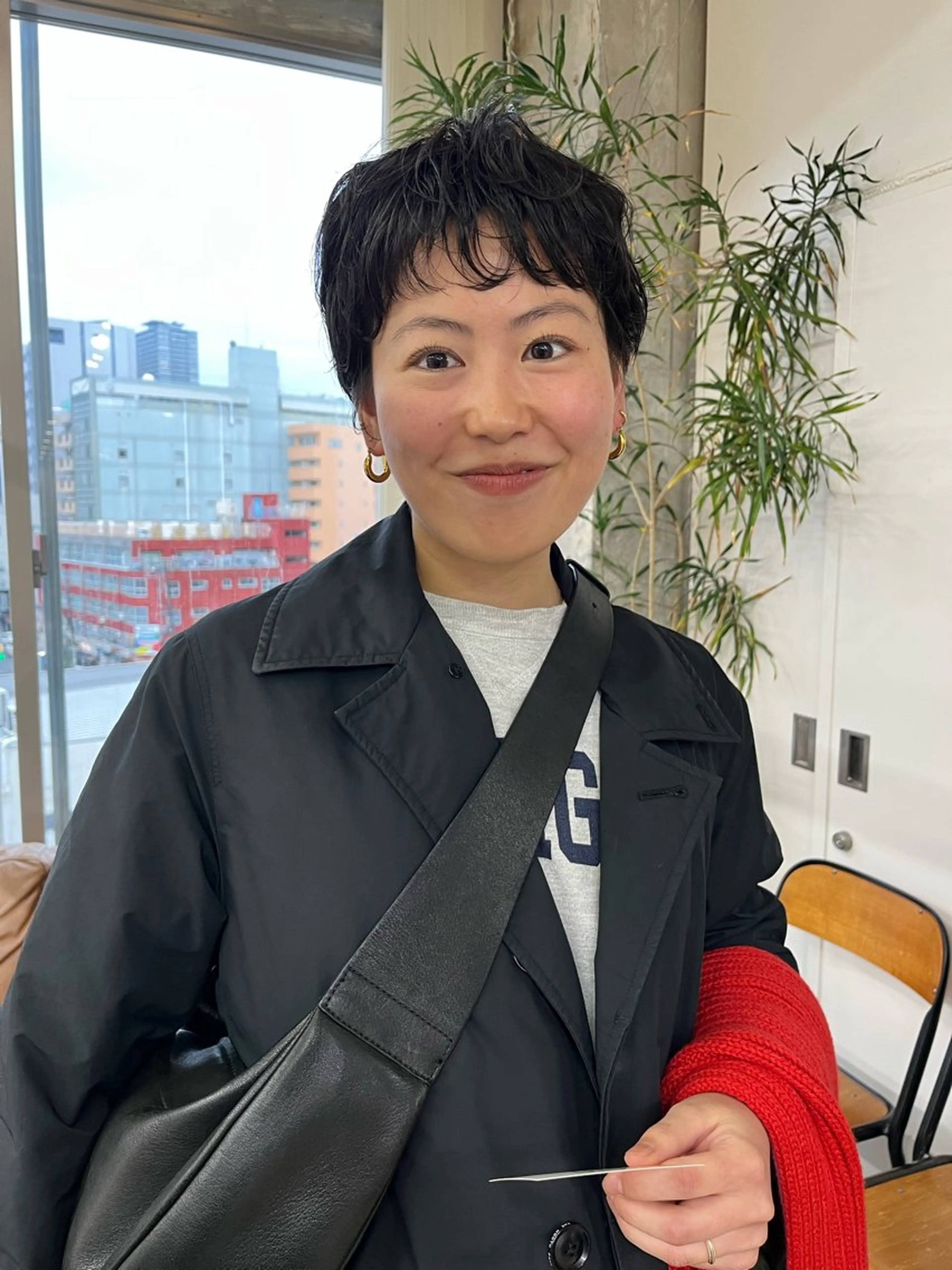 ショート パーマ ニュアンスパーマ カット パーマ 小木曽智美 /ボブ/ショートのヘアスタイル