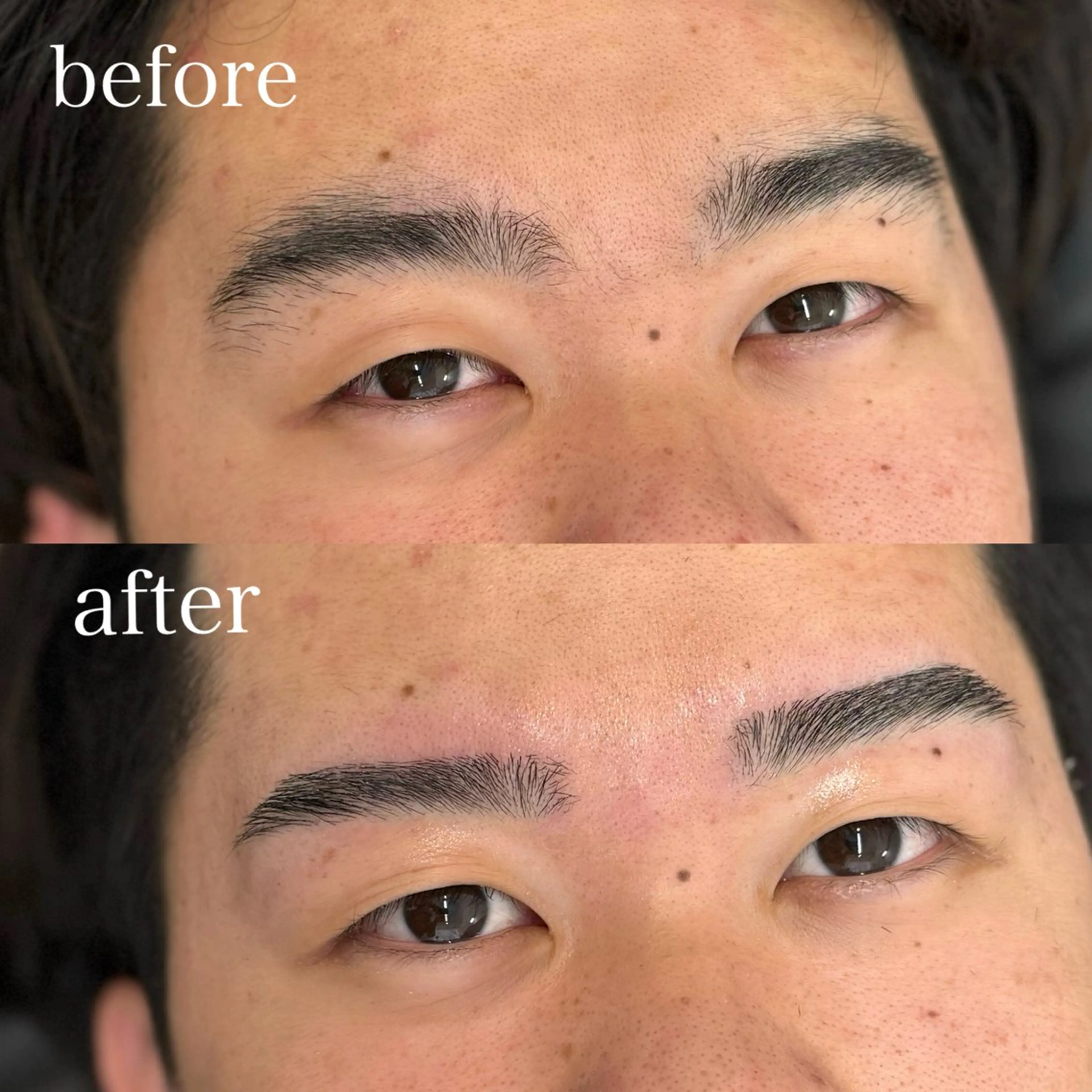 メンズ アイブロウ メンズアイブロウ 眉毛ワックス脱毛 JuBilee所属・MIHO ミホの眉毛・アイブロウイメージ