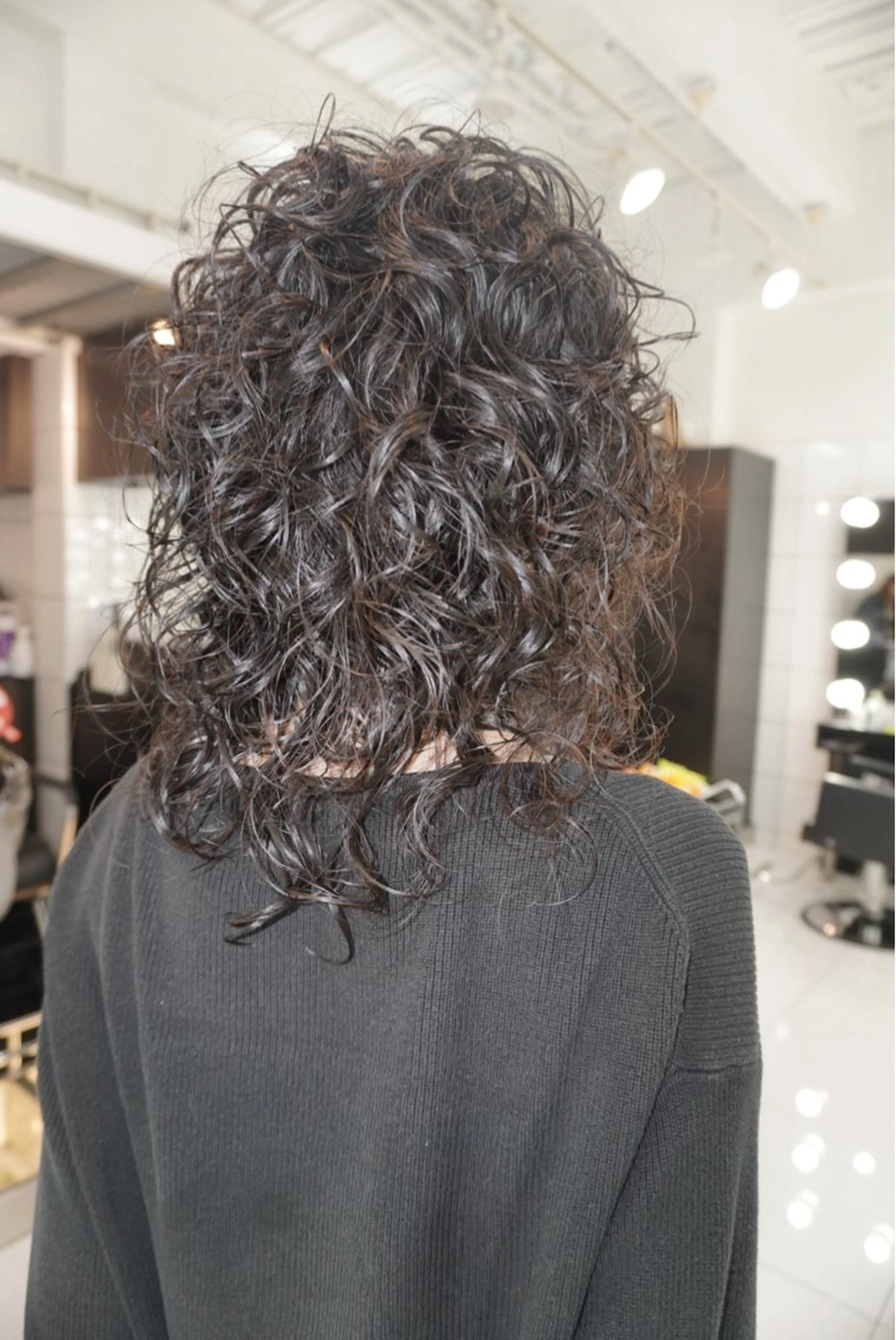 ミディアム パーマ ヘアアレンジ MIYU/ニュアンス /艶カラーのヘアスタイル