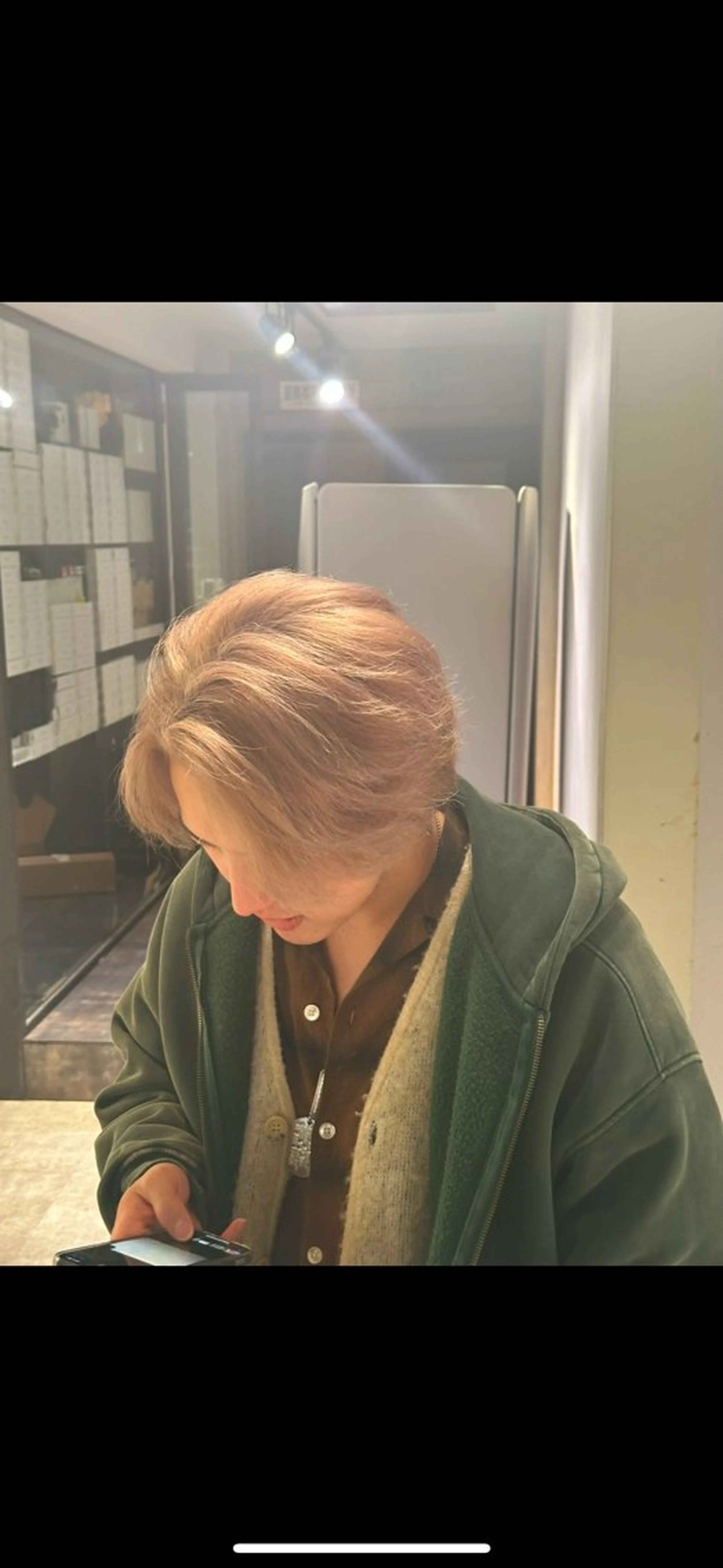 カラー メンズ メンズブリーチ ブリーチ 縮毛矯正/艶カラー /髪質改善/なんばのヘアスタイル