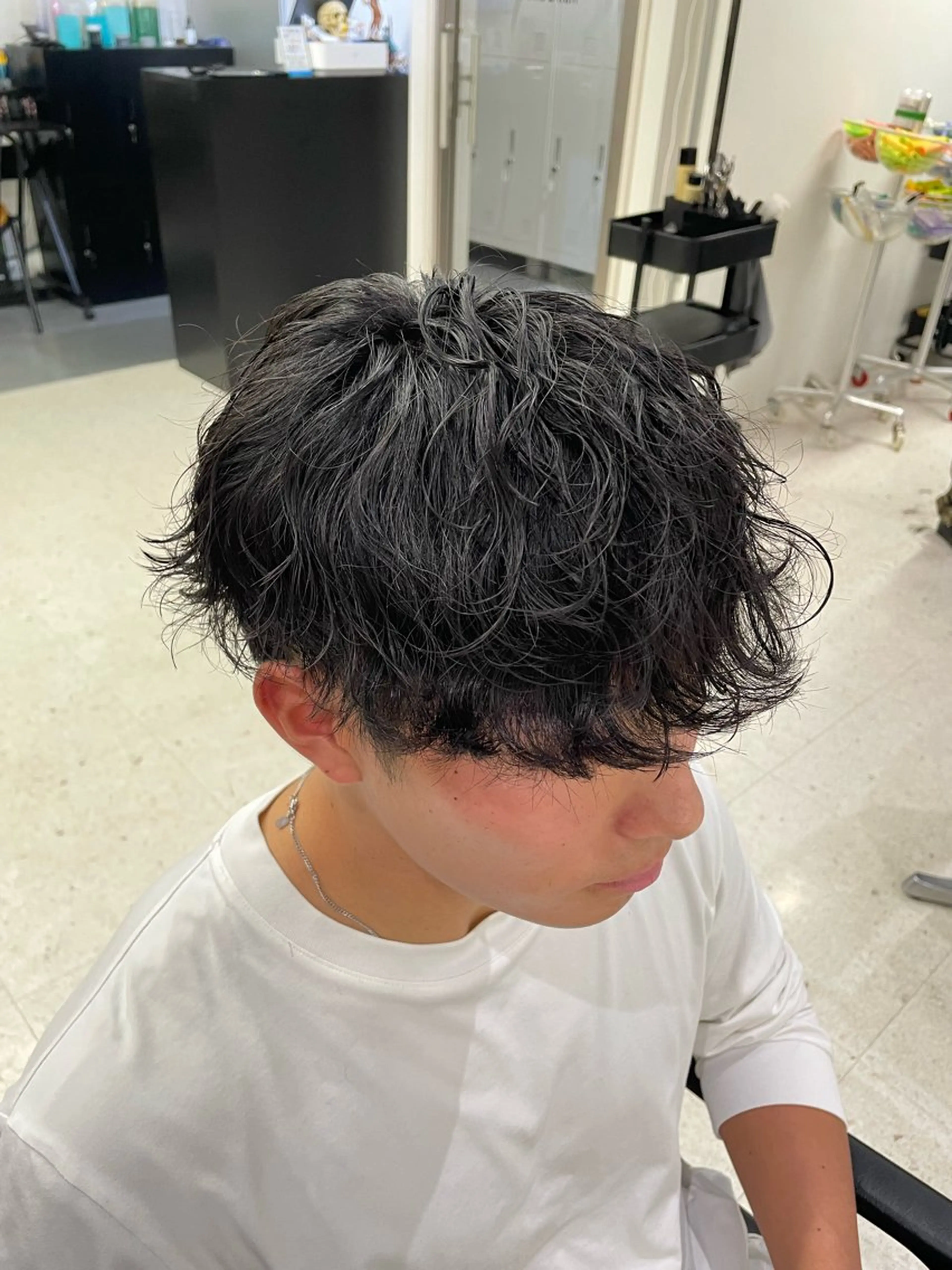 パーマ メンズ メンズパーマ 横浜メンズマッシュ カット/ショウゴのヘアスタイル