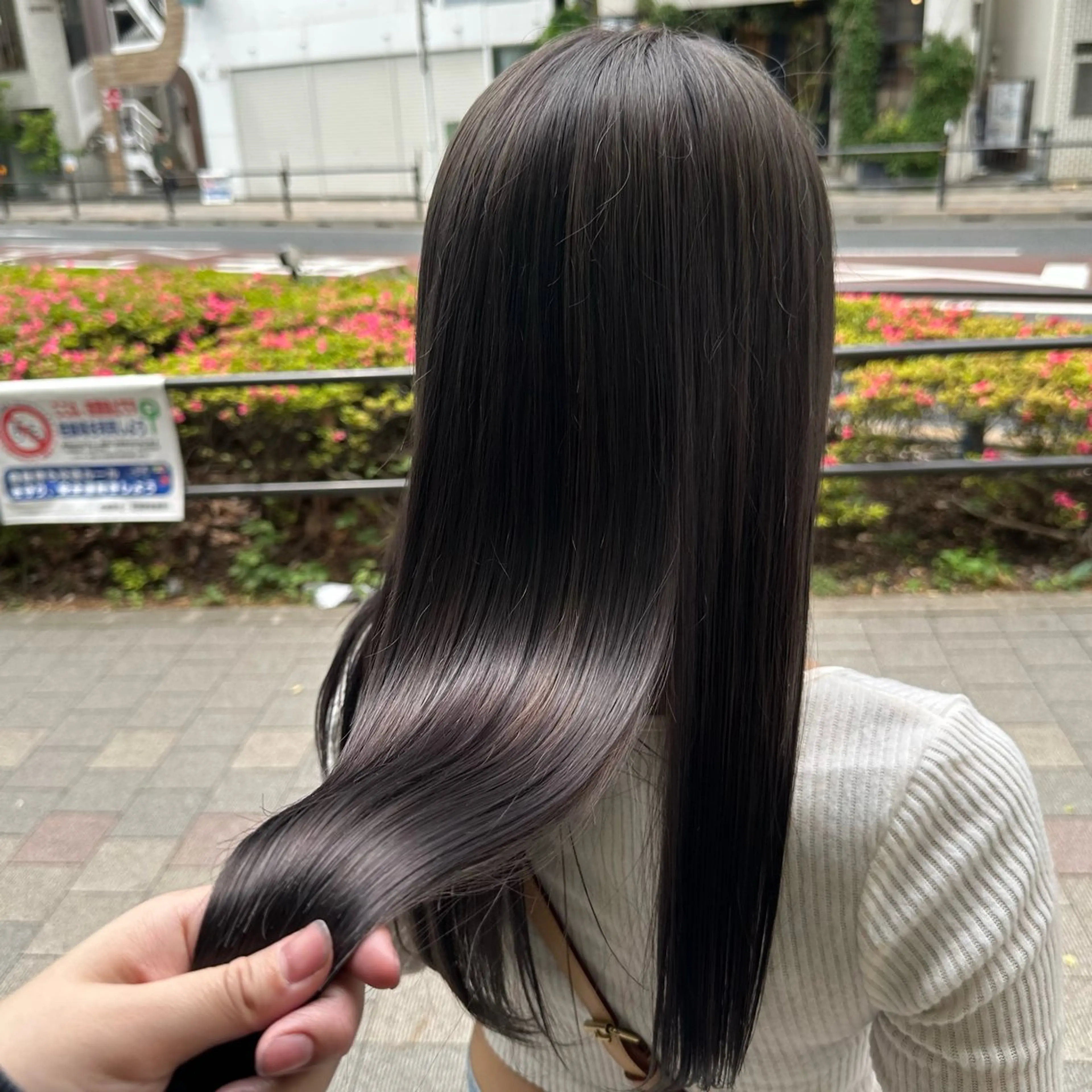 ロング カラー 縮毛矯正/レイヤー /カラー🎀おぐりンのヘアスタイル