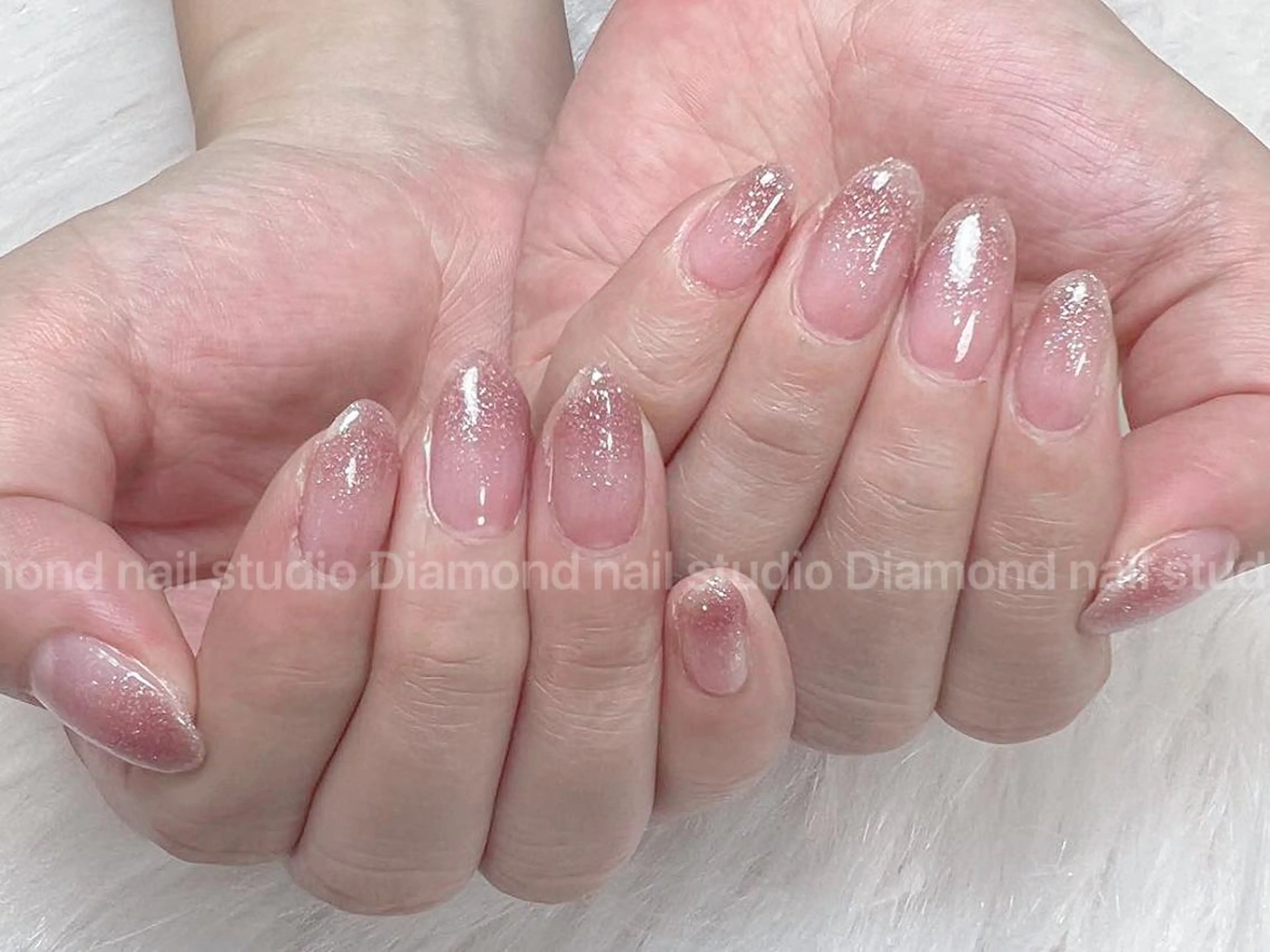 ネイル アートネイル オーロラネイル ガーリー キラキラネイル 韓国ネイル Diamond NAIL✨のネイルデザイン