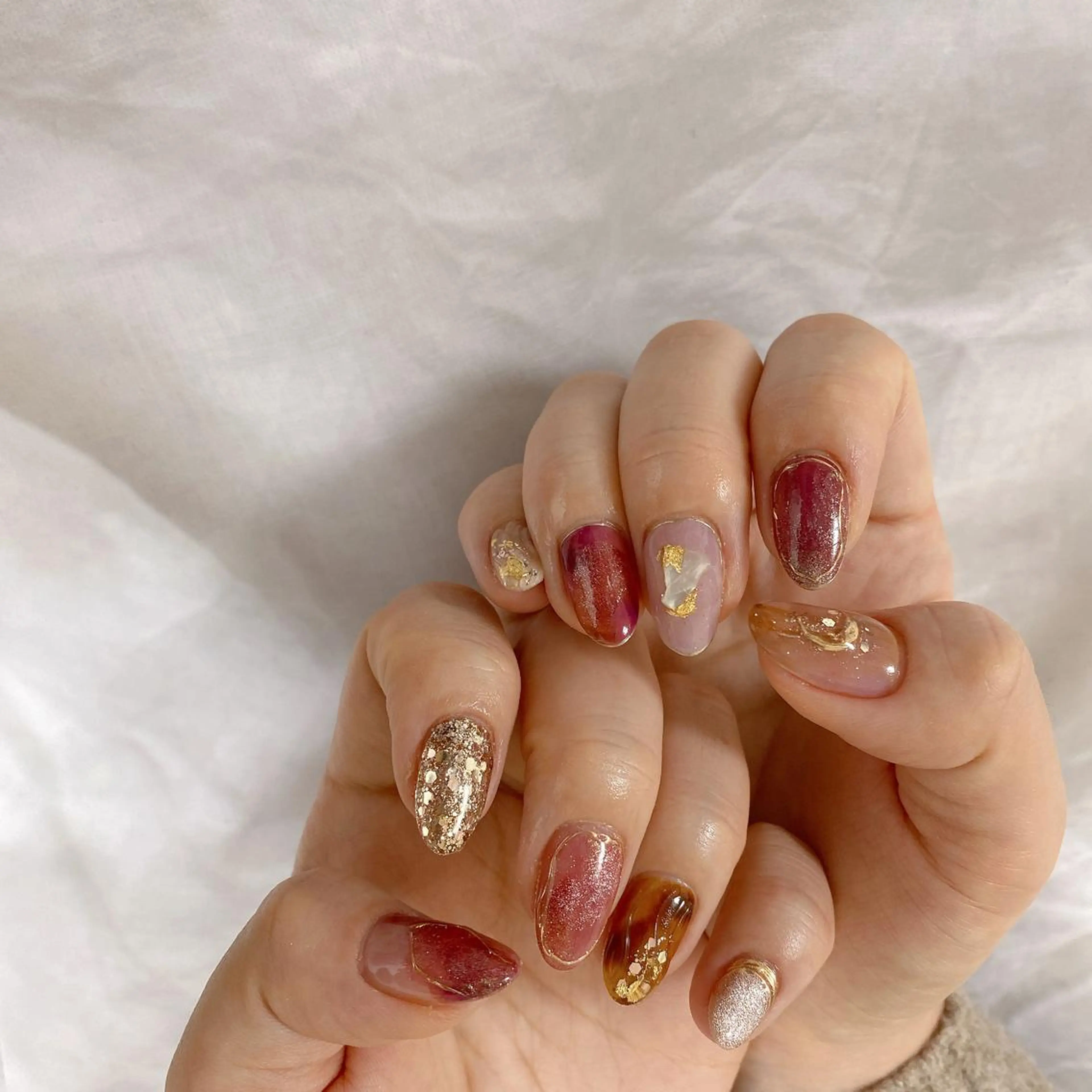 ネイル ミラーネイル SOL NAILのネイルデザイン