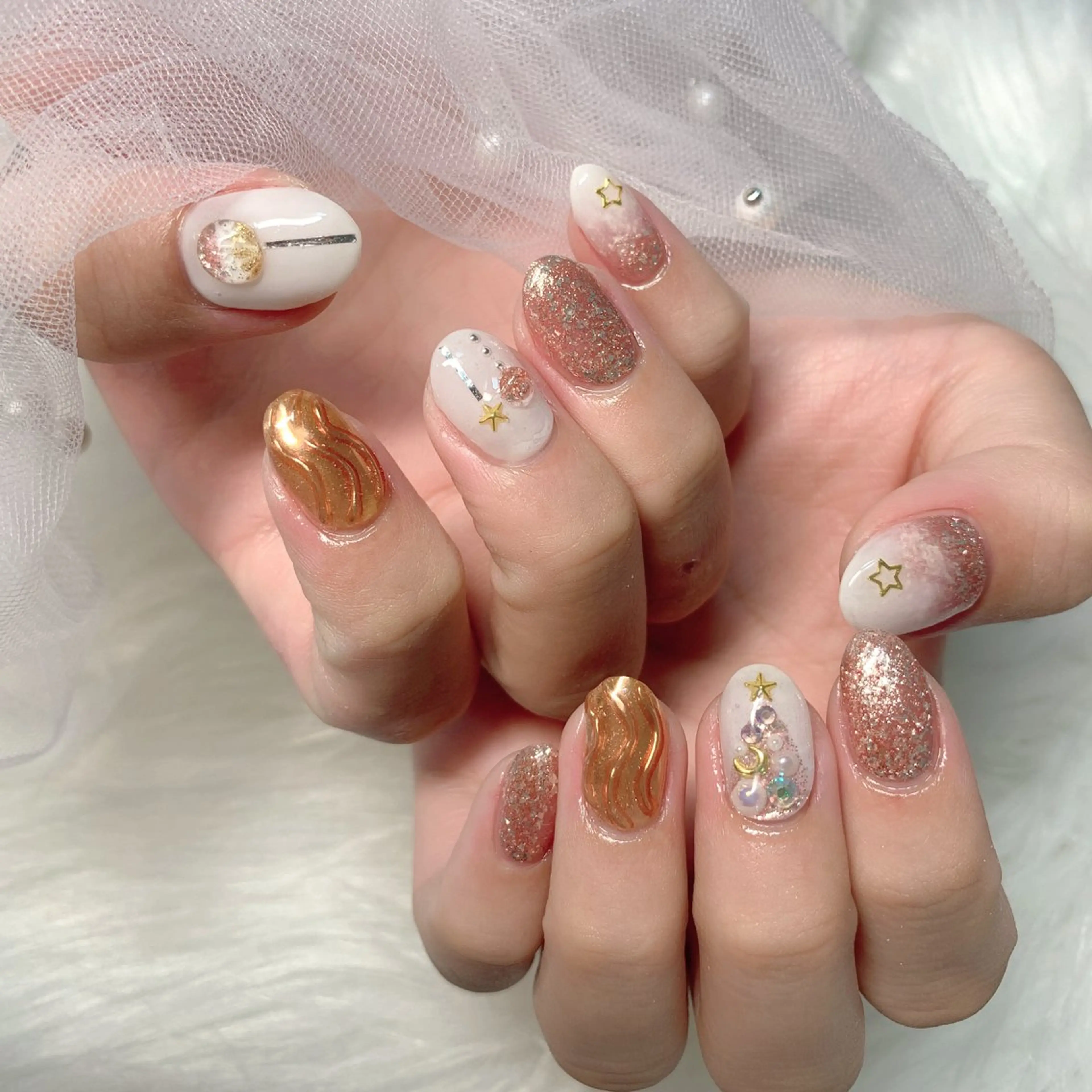 ネイル ハンドネイル 💅ネイルハウス🏡 🎀TOMO🎀のネイルデザイン