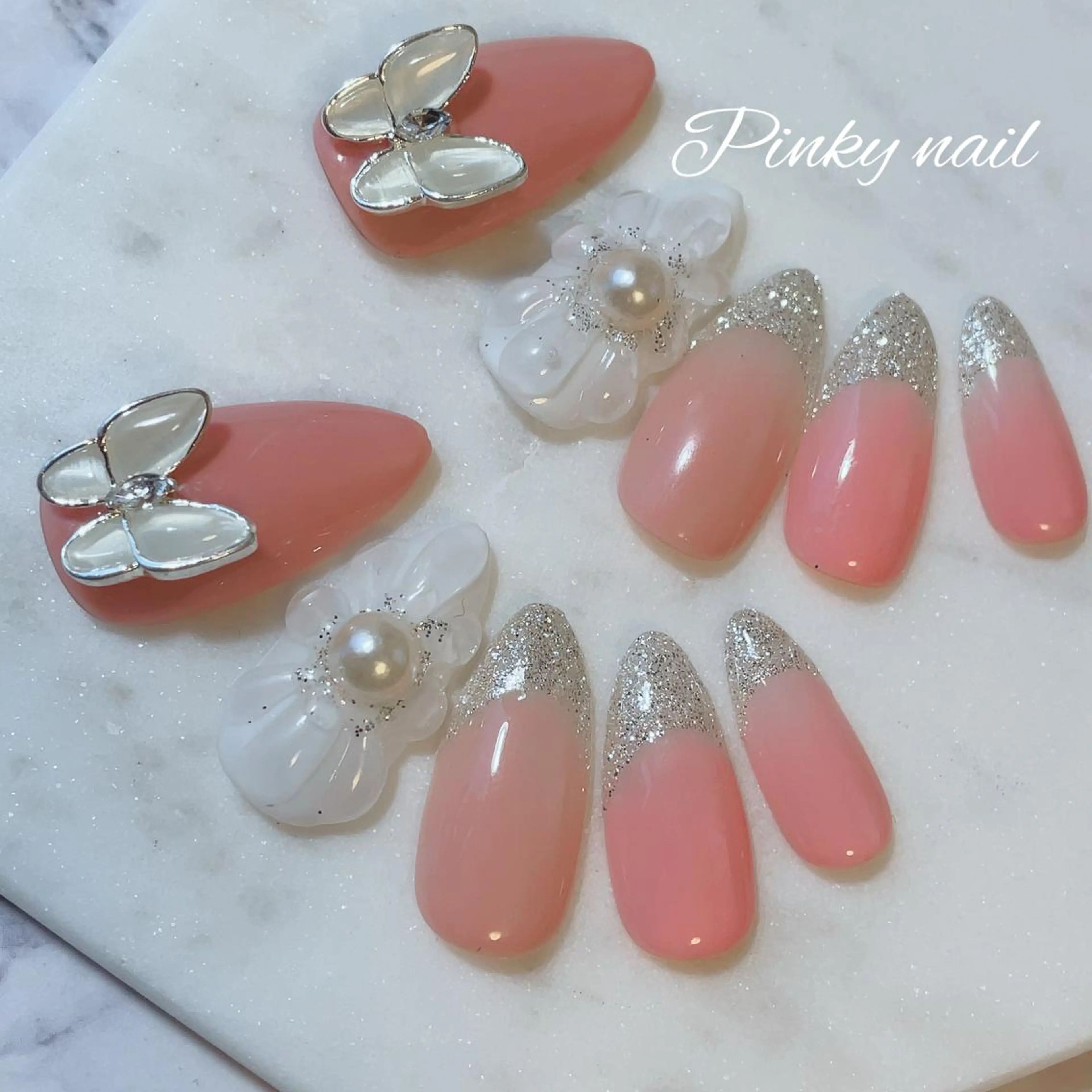 ネイル 成人式 ネイルチップ 高野 祐紀のネイルデザイン