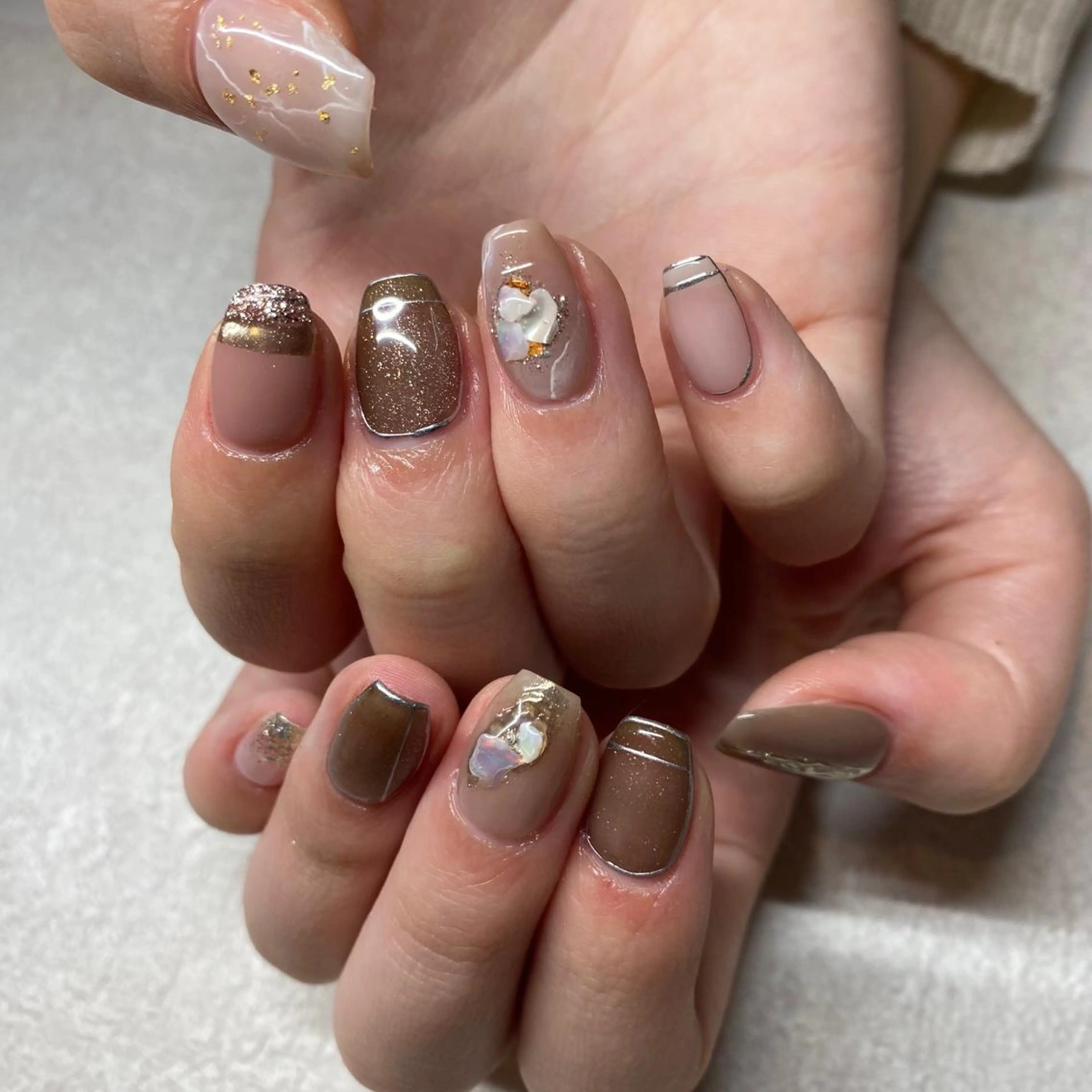 ネイル ハンドネイル NORA nail UMEDAのネイルデザイン