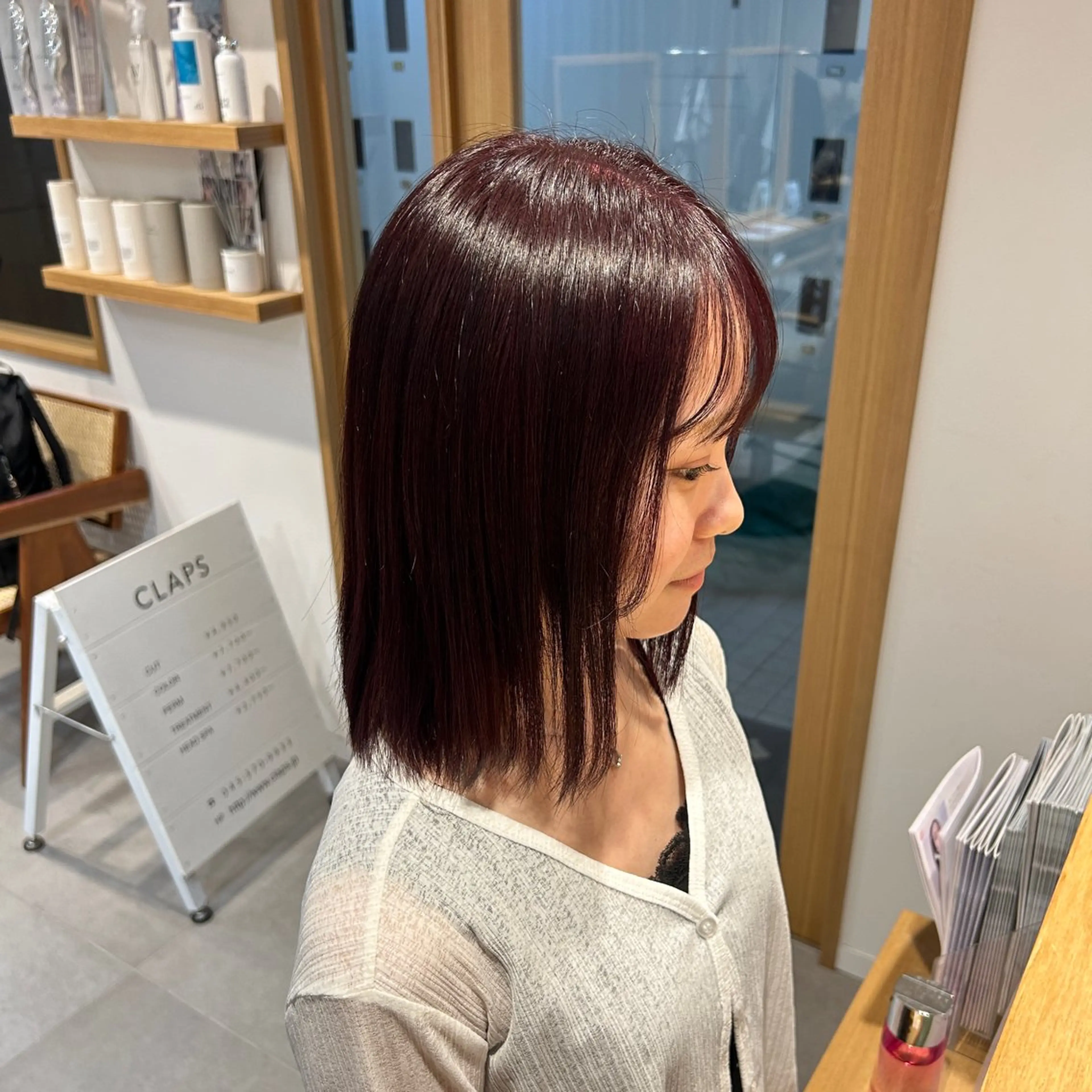 カラー レッドカラー CLAPS 富岡店所属・カラーモデル募集中 /KOTONEのヘアスタイル