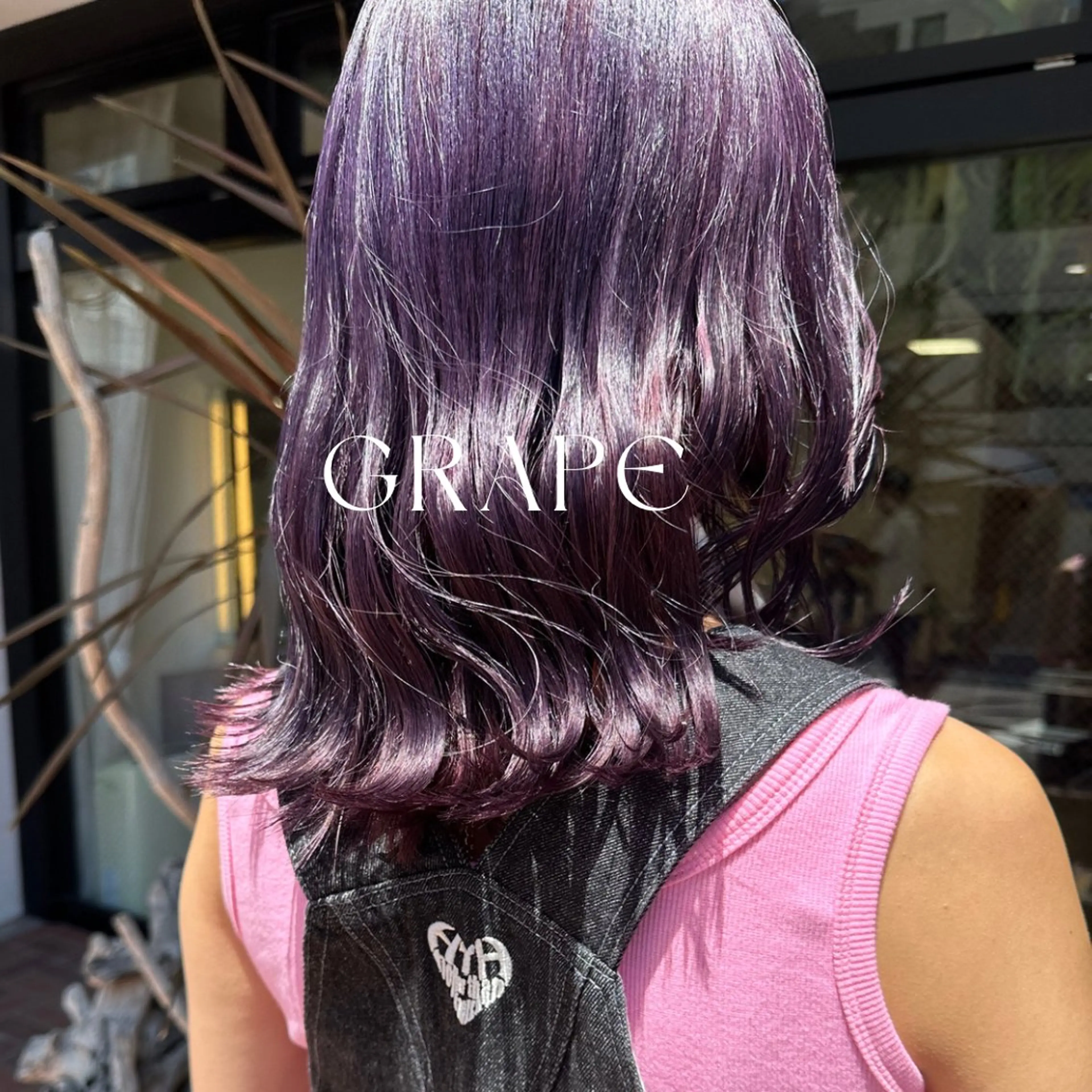 ミディアム カラー ハイトーン/暖色/ 眉/メイク/Rinaのヘアスタイル