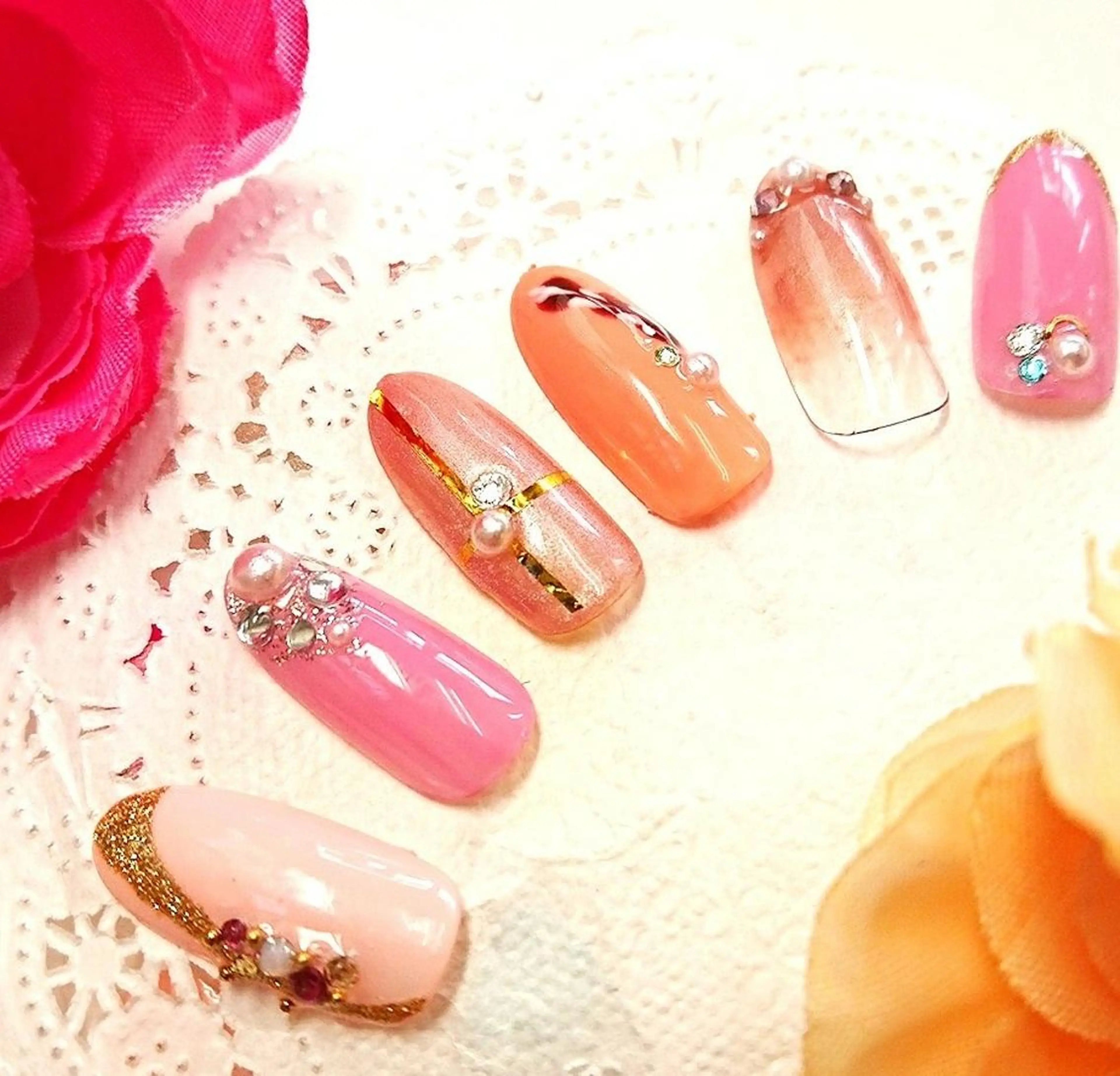 ネイル アートネイル シンプルネイル fujinail(バーバーフジノ)所属・藤野 智美のネイルデザイン