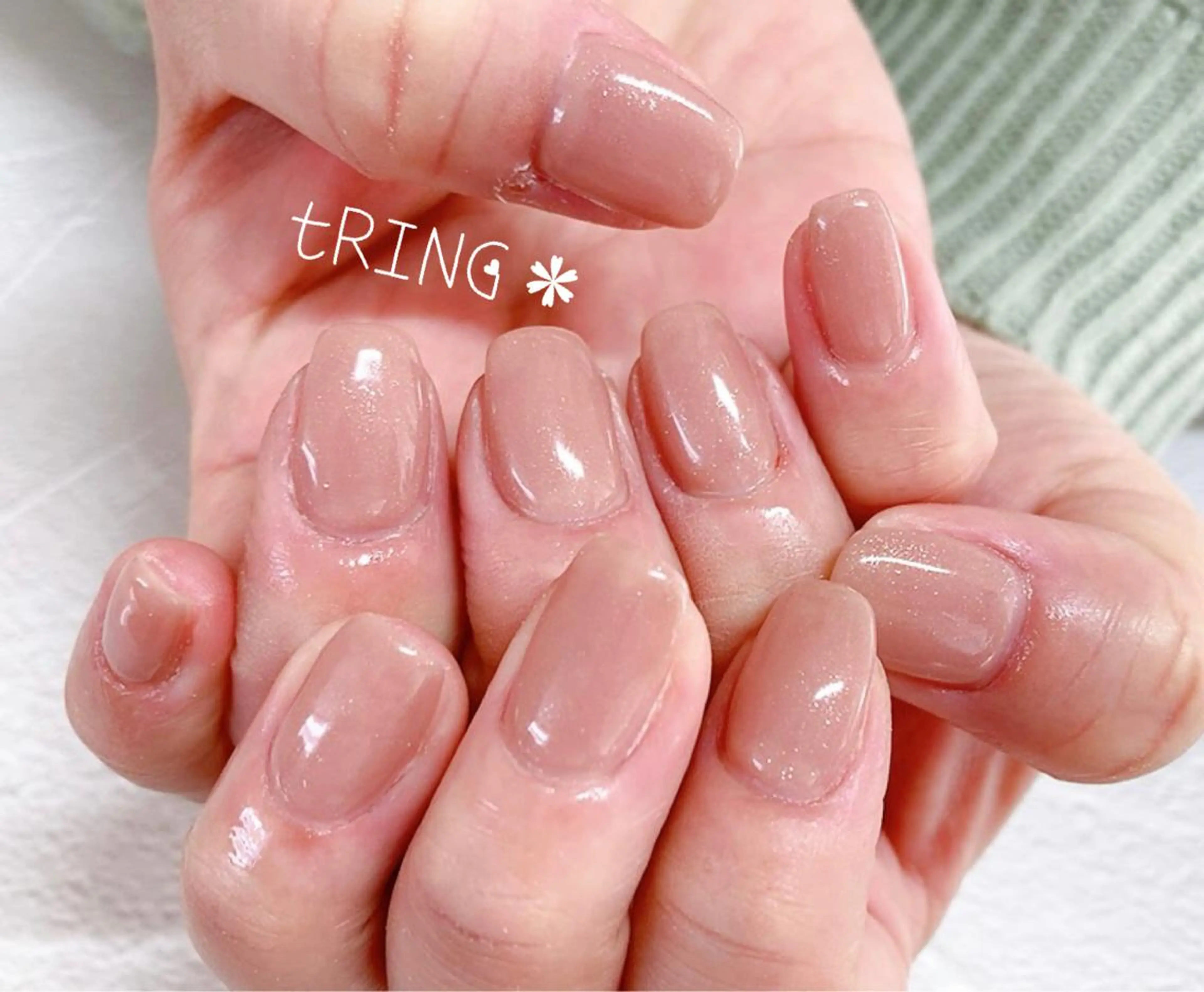 ネイル ハンドネイル tRING＊ しいの木台のネイルデザイン