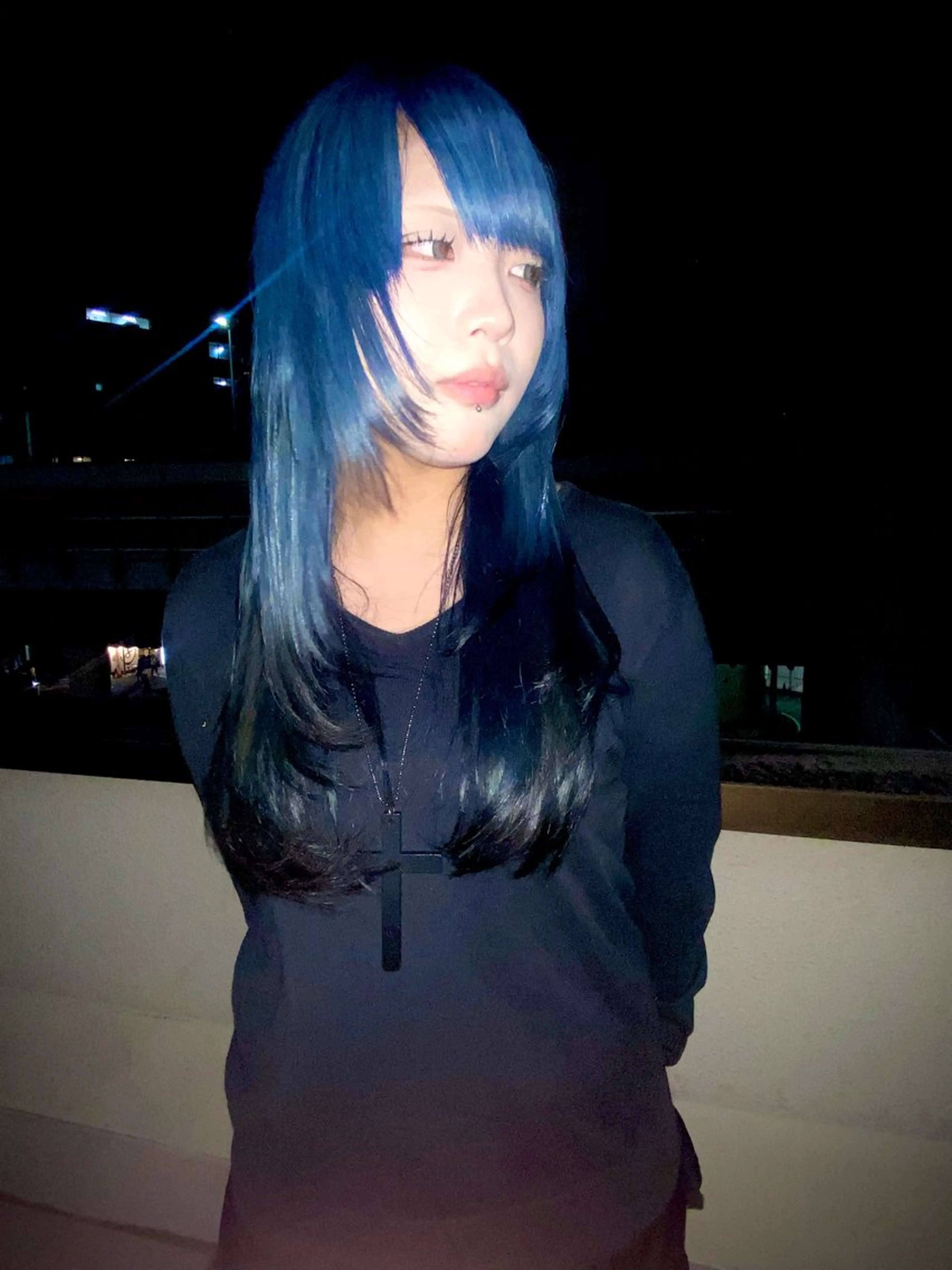 セミロング habitt所属・Fu jiのヘアスタイル