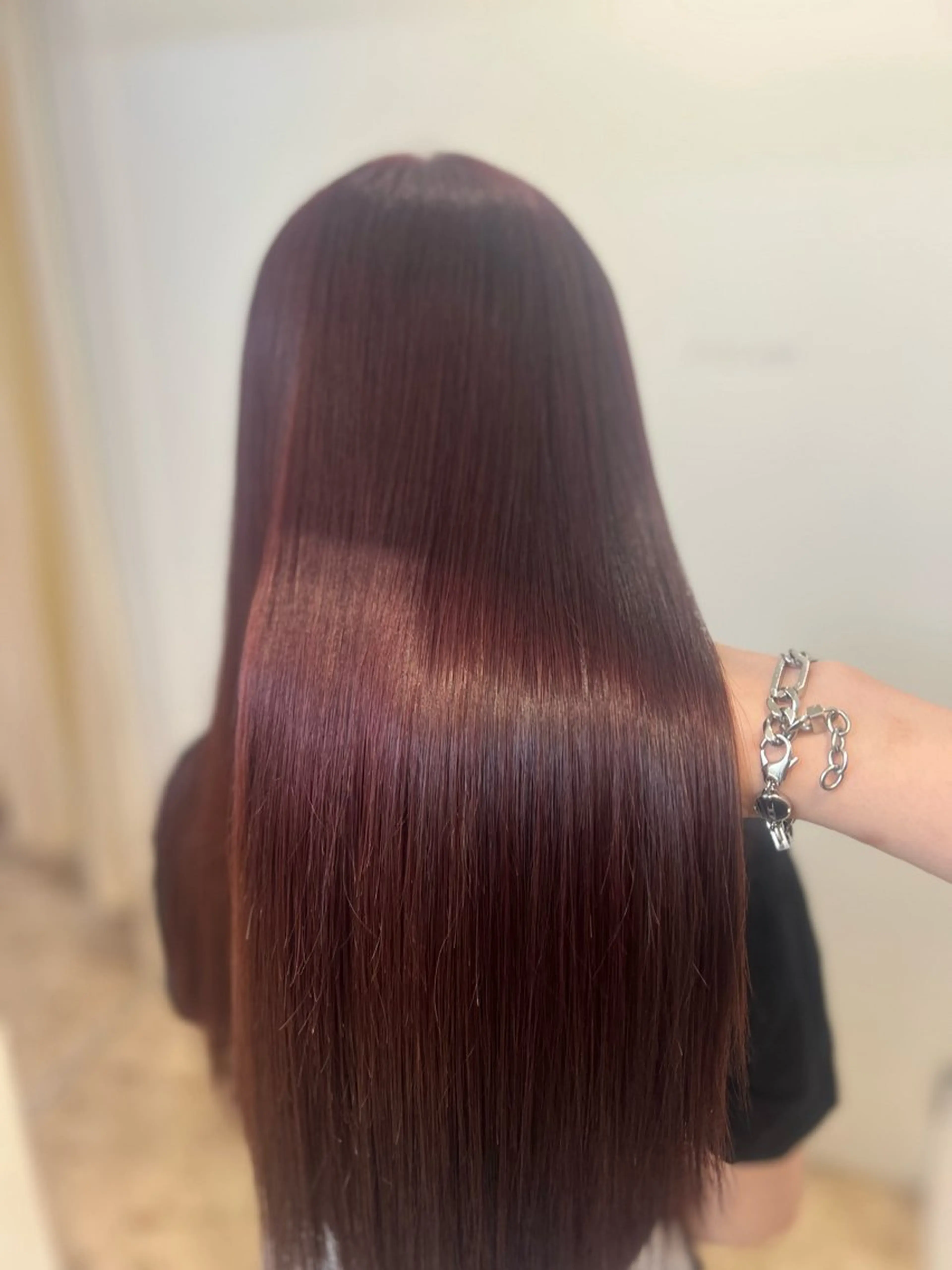 ロング カラー カット ヘアカラー 髪質改善/透明感/ ブリーチ/桃谷翼のヘアスタイル