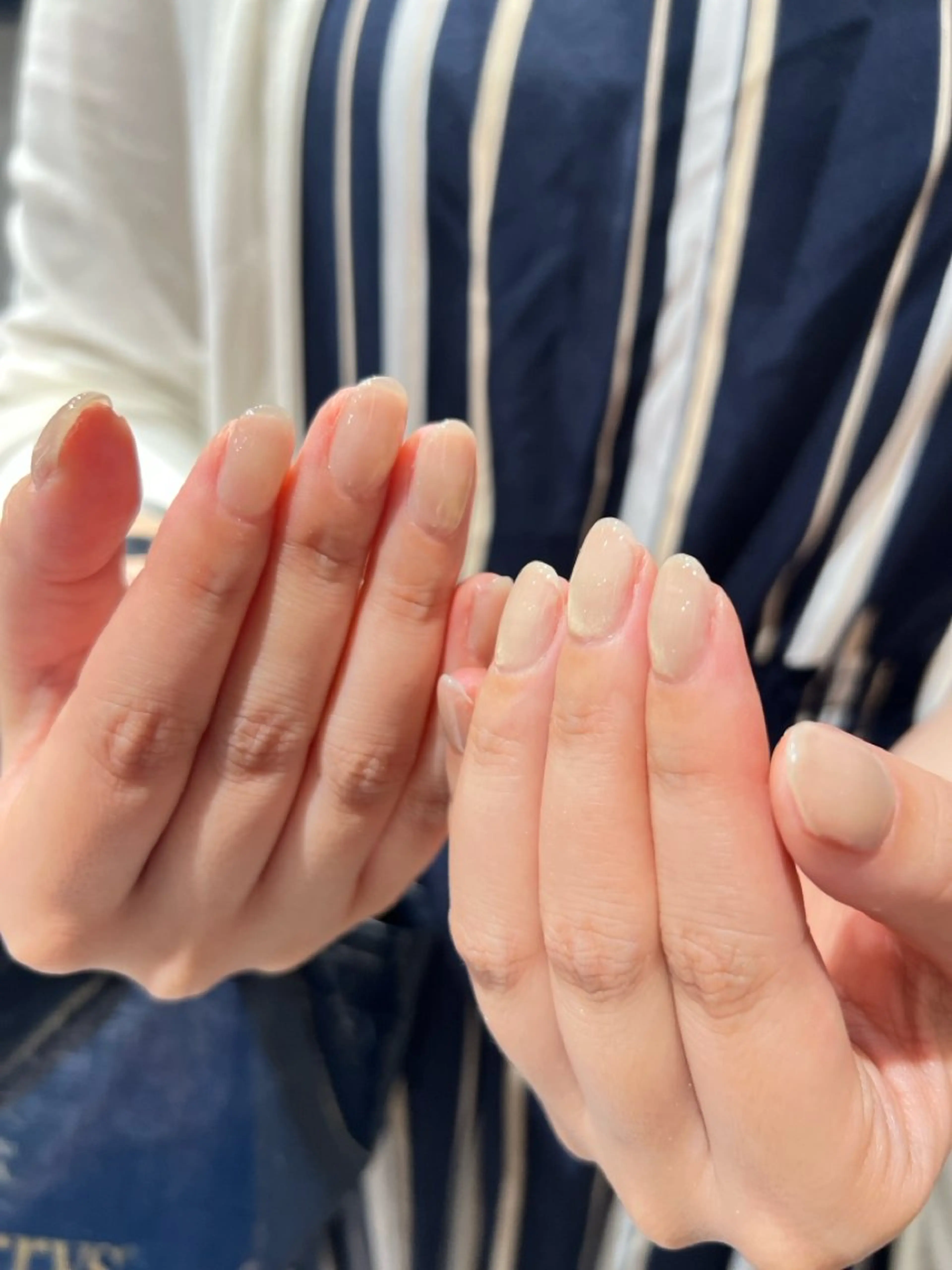 ネイル ニュアンスネイル シンプルネイル nail sheerのネイルデザイン