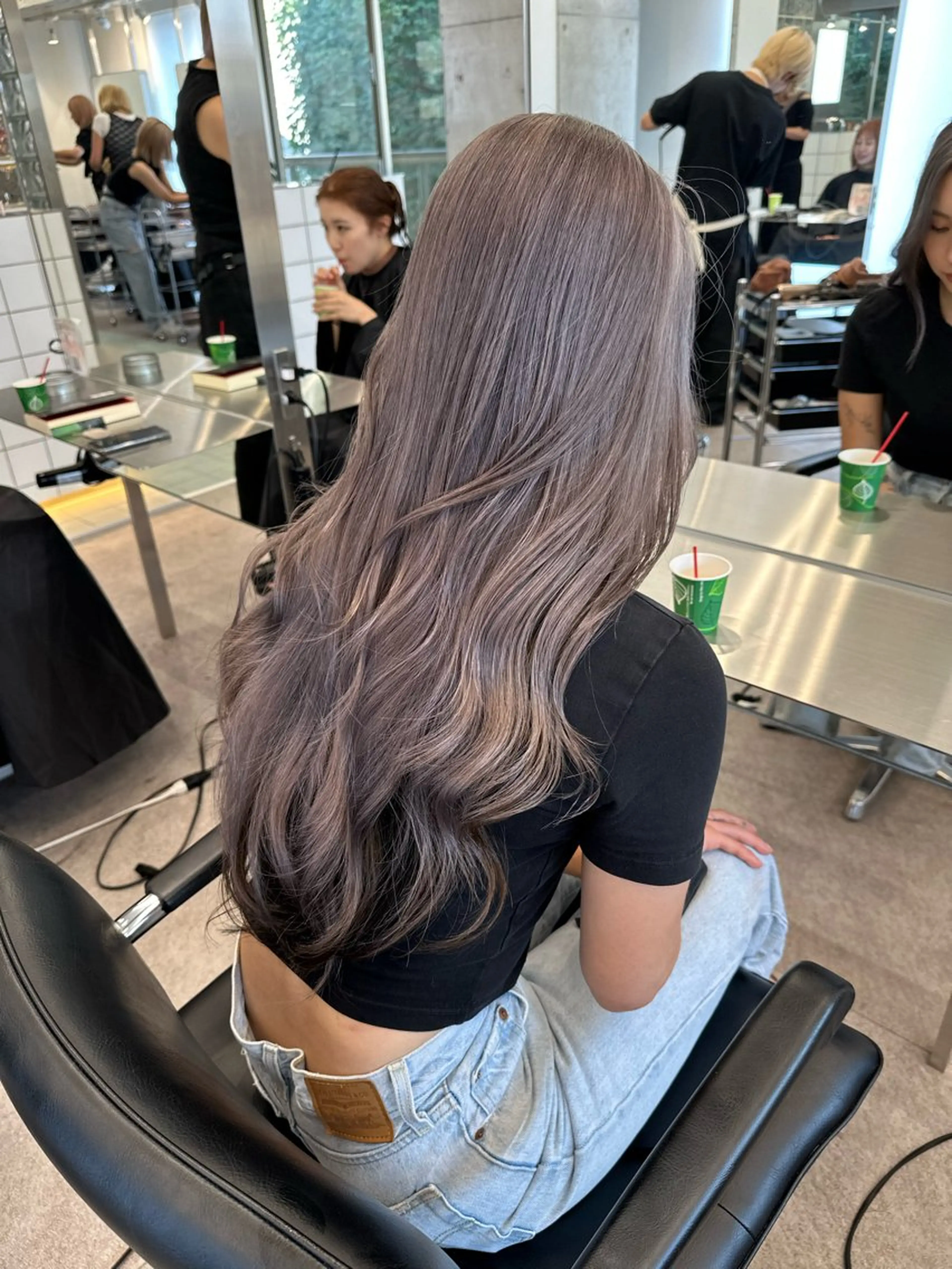 ロング カラー 酒井 竜也のヘアスタイル