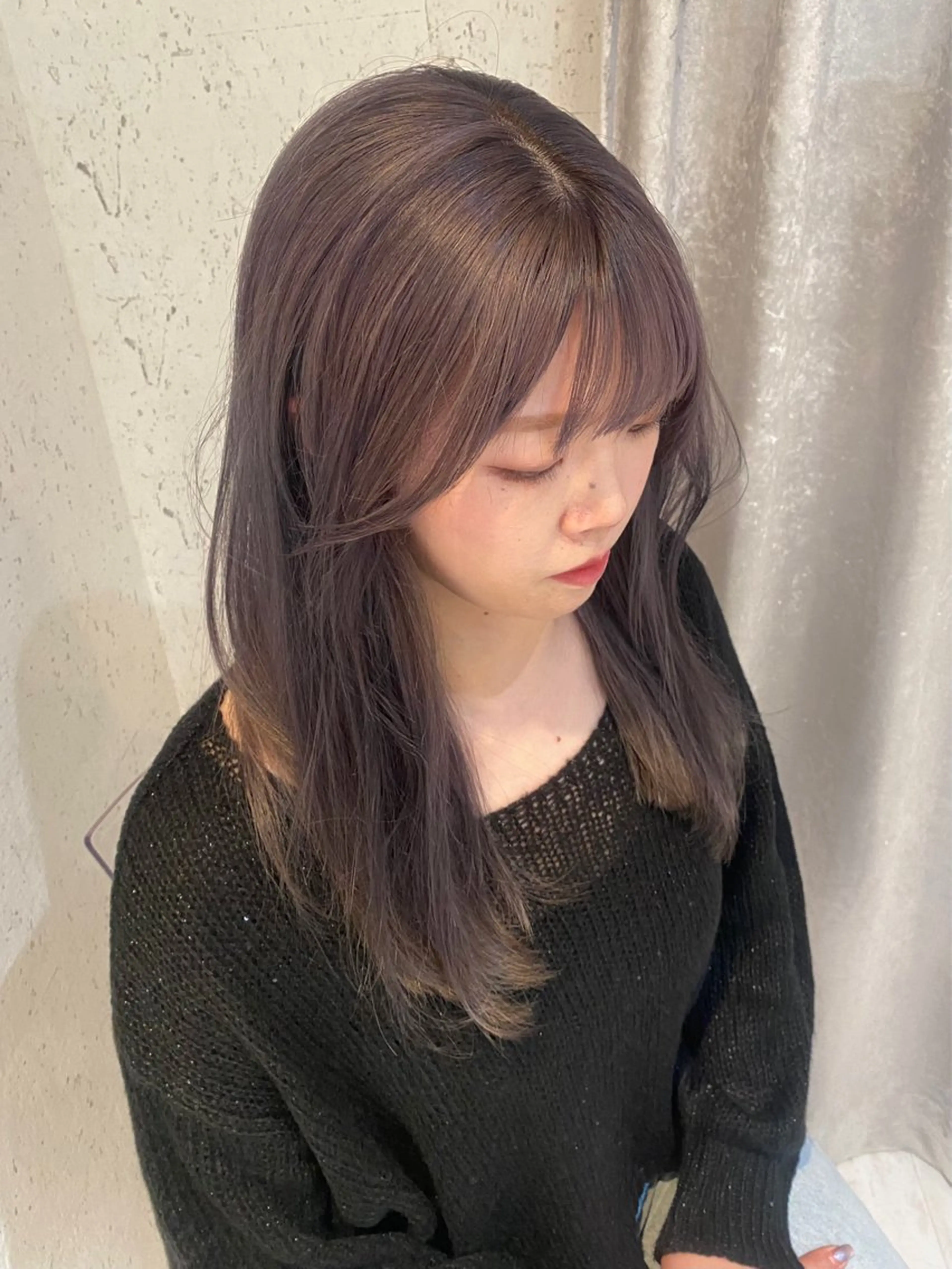 ロング カラー 透明感カラー カット ヘアカラー トリートメント mai / linoah˚✧のヘアスタイル