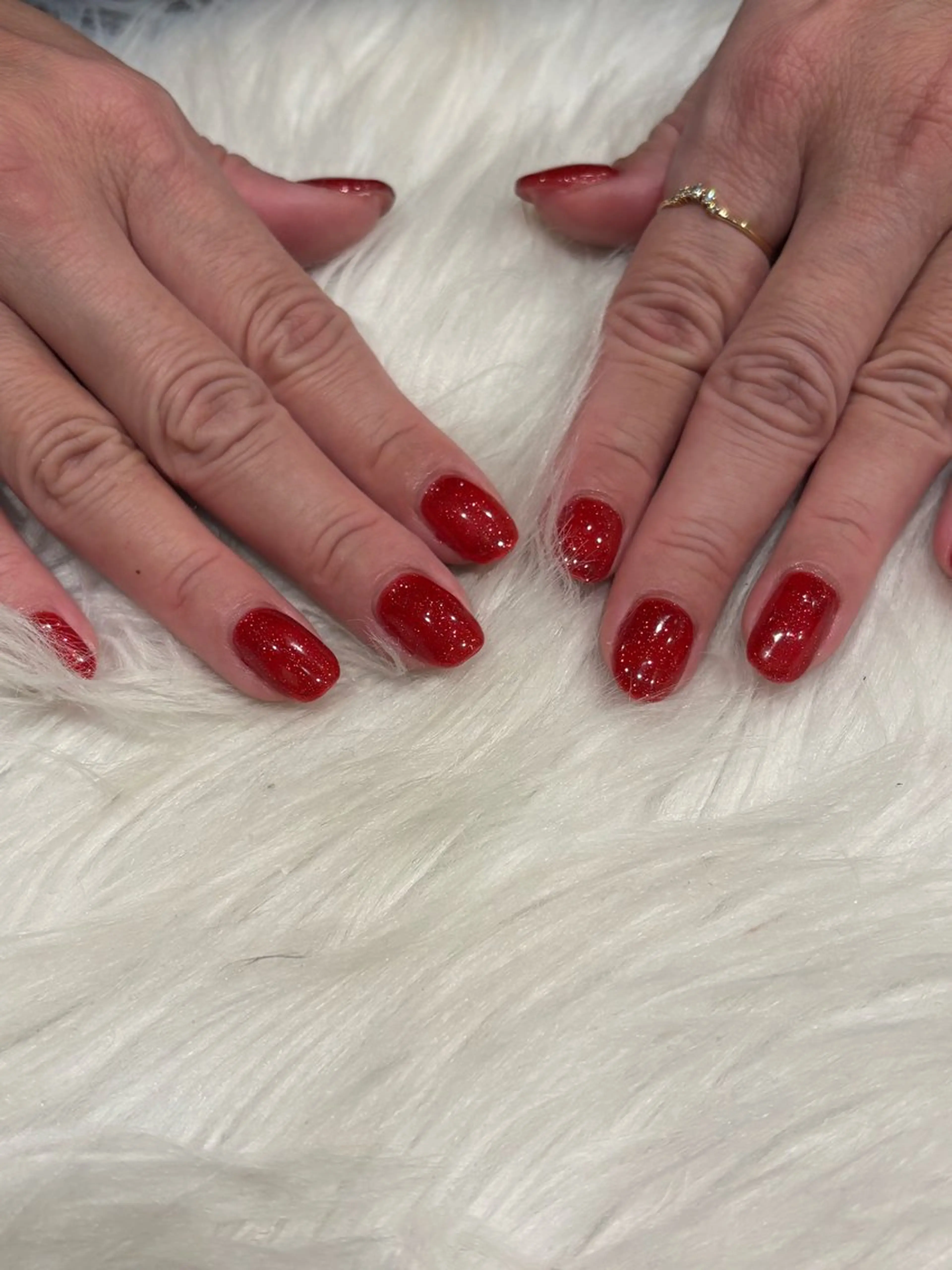 ネイル キラキラネイル ラメ(グリッター) ワンカラーネイル ハンドネイル Nobody_ AikAのネイルデザイン