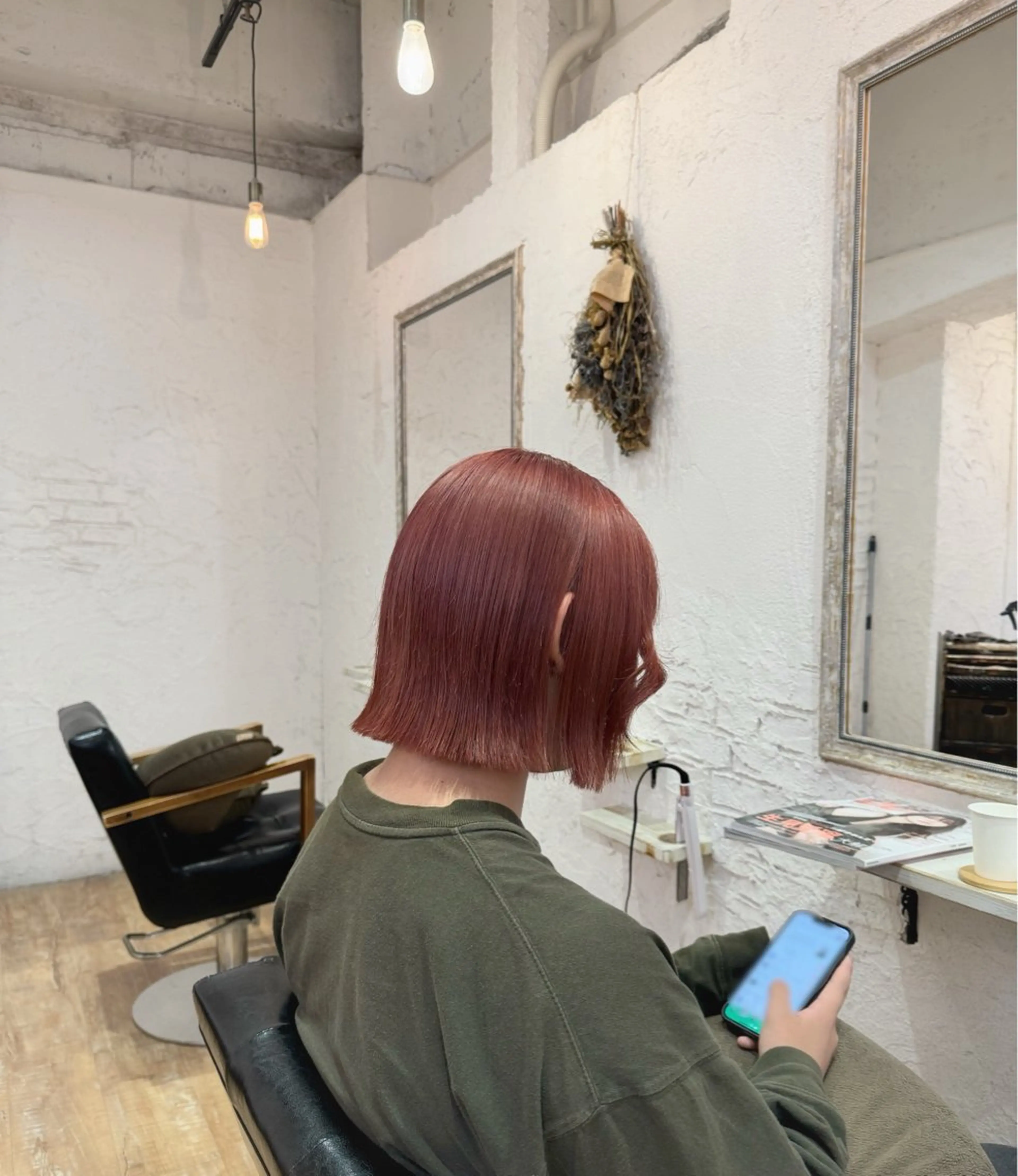 カラー ベージュカラー ブリーチ ピンクカラー 遠藤 彩美/暖色系カラーのヘアスタイル